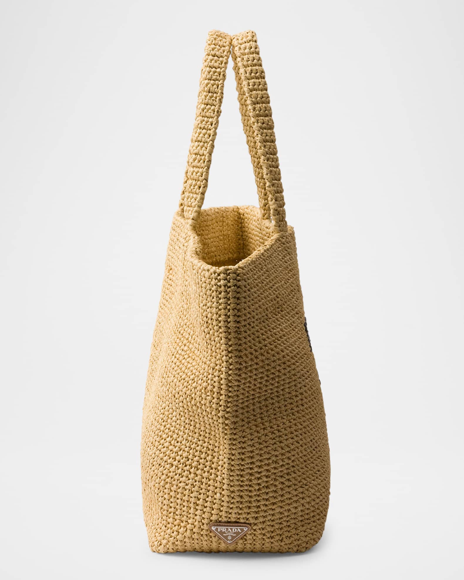 Men's Crochet Logo-Embroidered Tote Bag 1