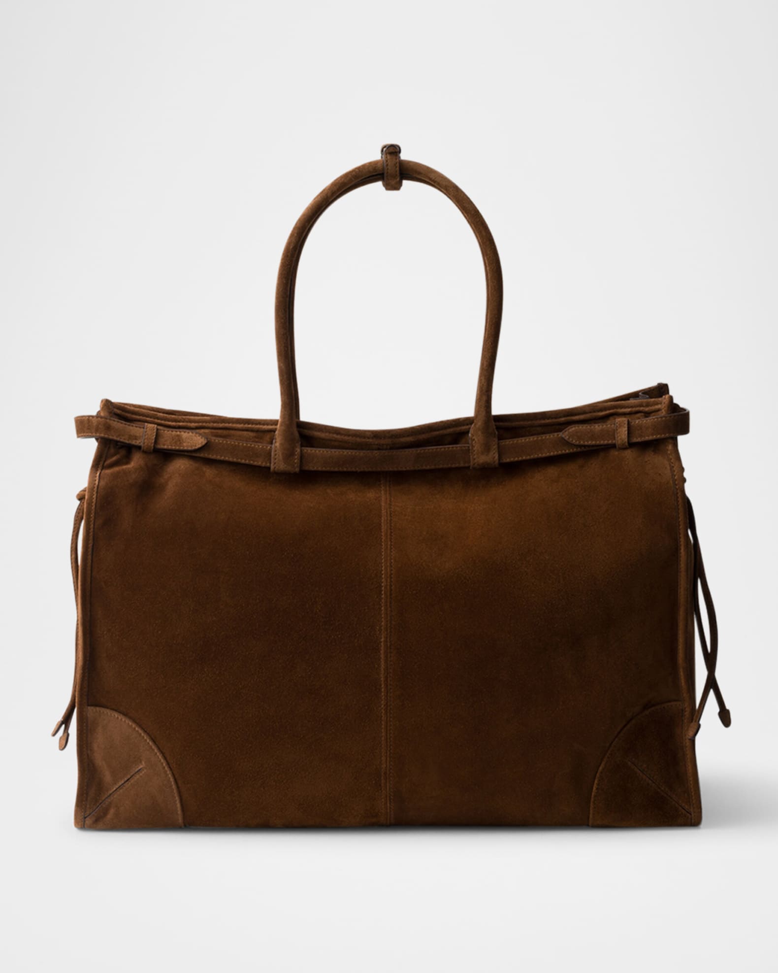 Prada Men's Suede Tote Bag | Neiman Marcus