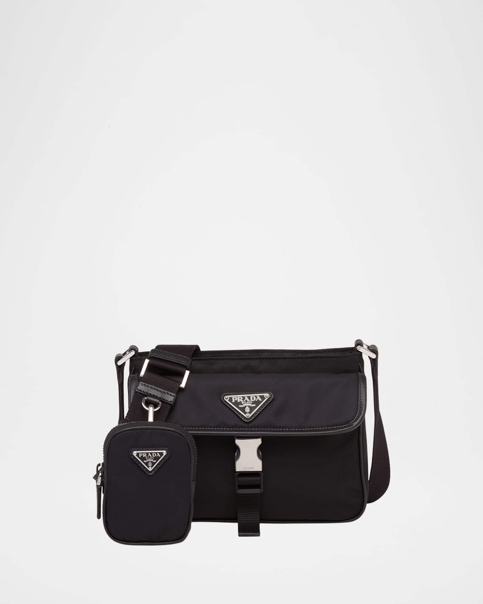 ショルダーバッグ・ポシェット Prada Black Re-Nylon Crossbody Bag Prada Black Re-nylon Crossbody Bag | italist