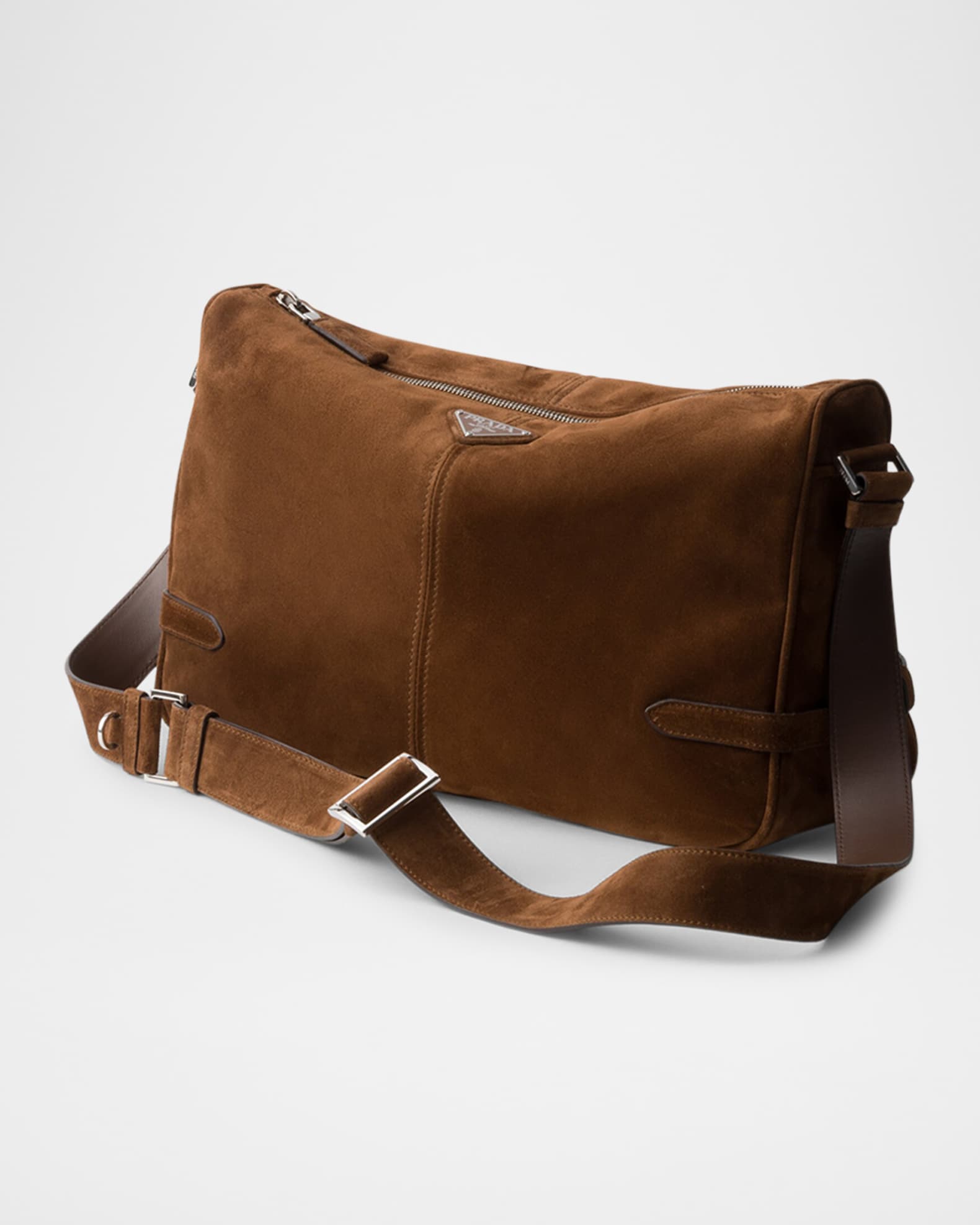 Men's Suede Shoulder Bag 1