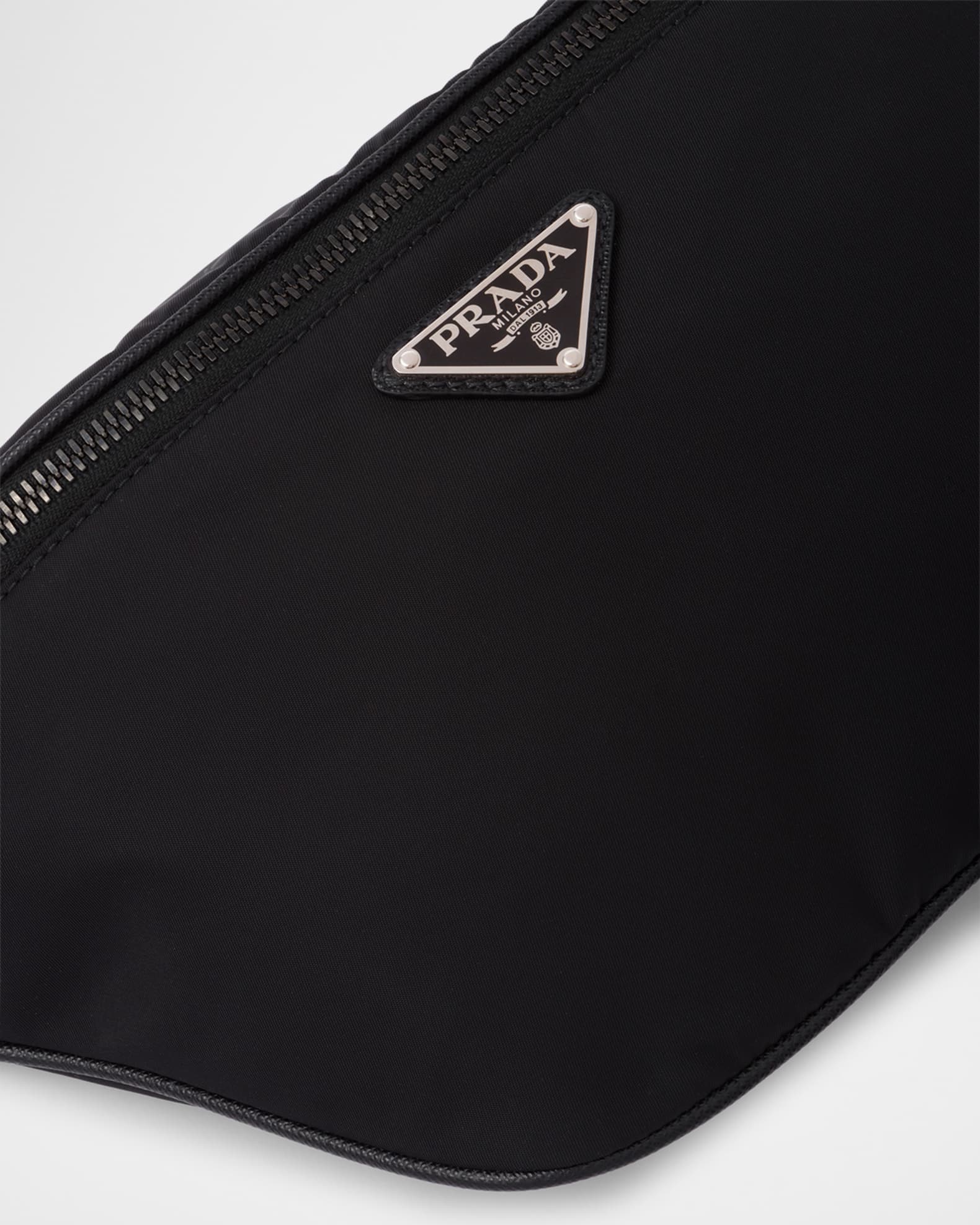 Prada Men's Re-Nylon and Saffiano Leather Belt Bag | Neiman Marcus