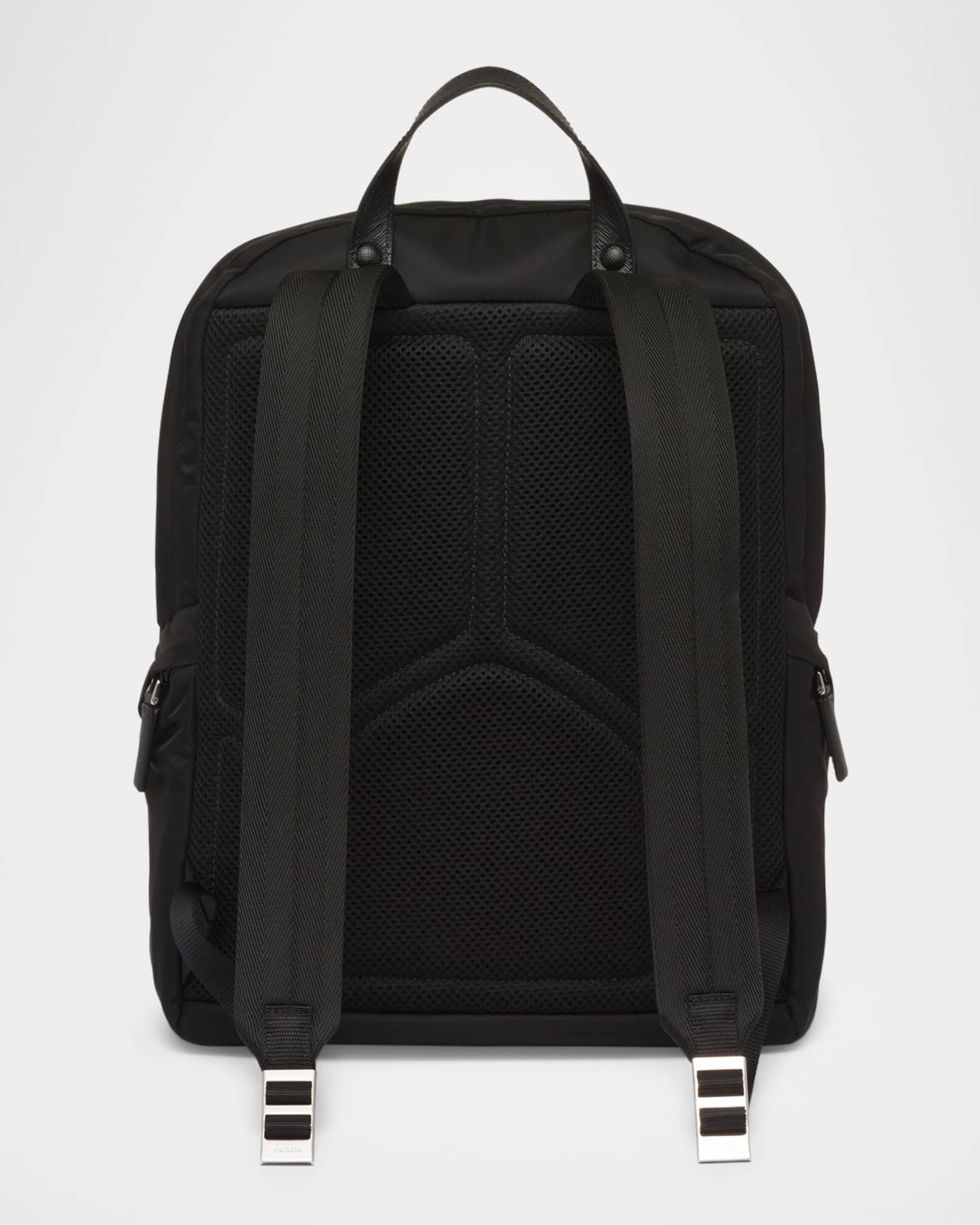 Prada Men's Re-Nylon And Saffiano Leather Backpack | Neiman