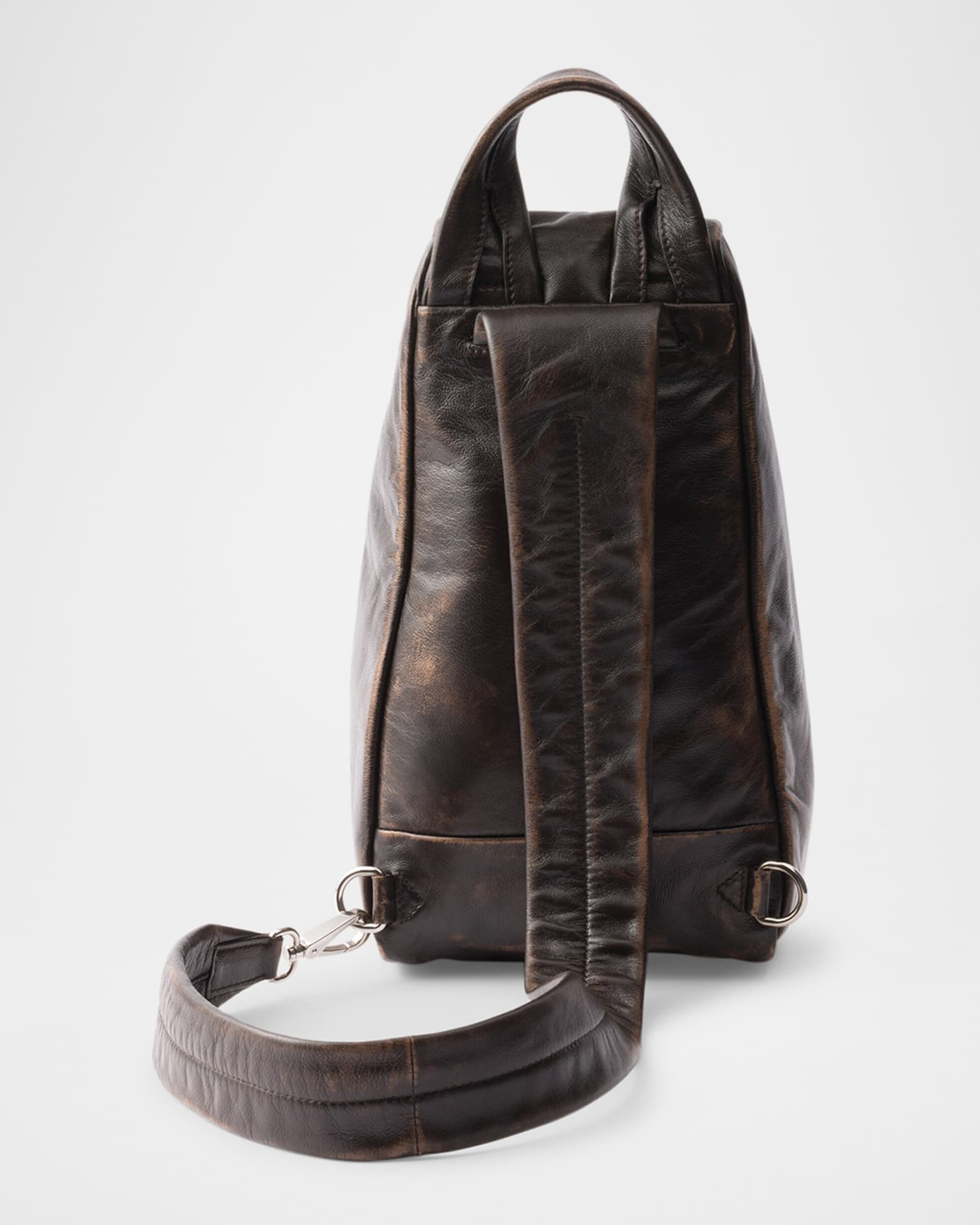 バッグ PRADA all leather backpack Prada Men's Nappa Leather Backpack | Neiman Marcus