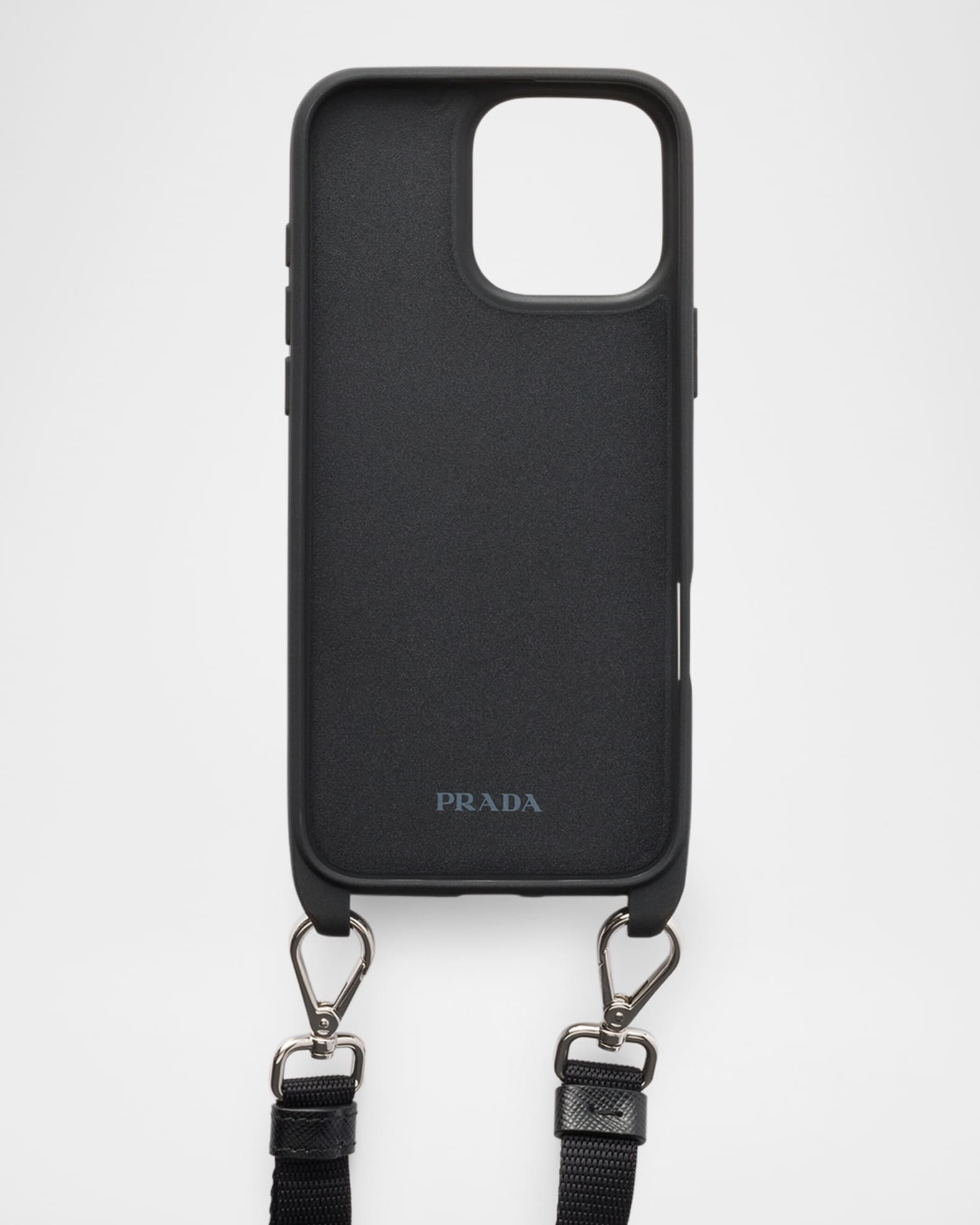 Prada Men's Saffiano Leather iPhone 16 Pro Max Case | Neiman