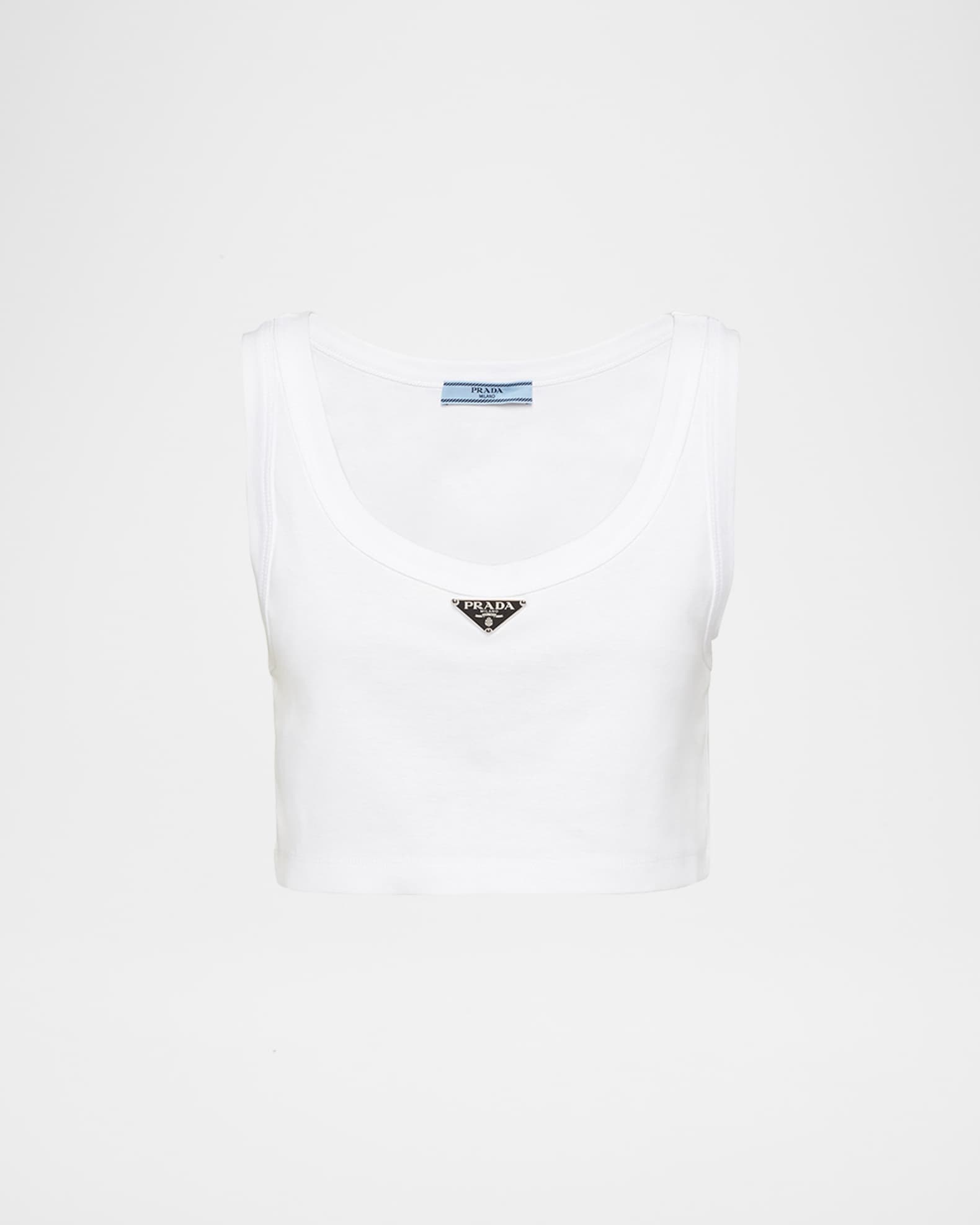 Jersey Cropped Tank Top 0
