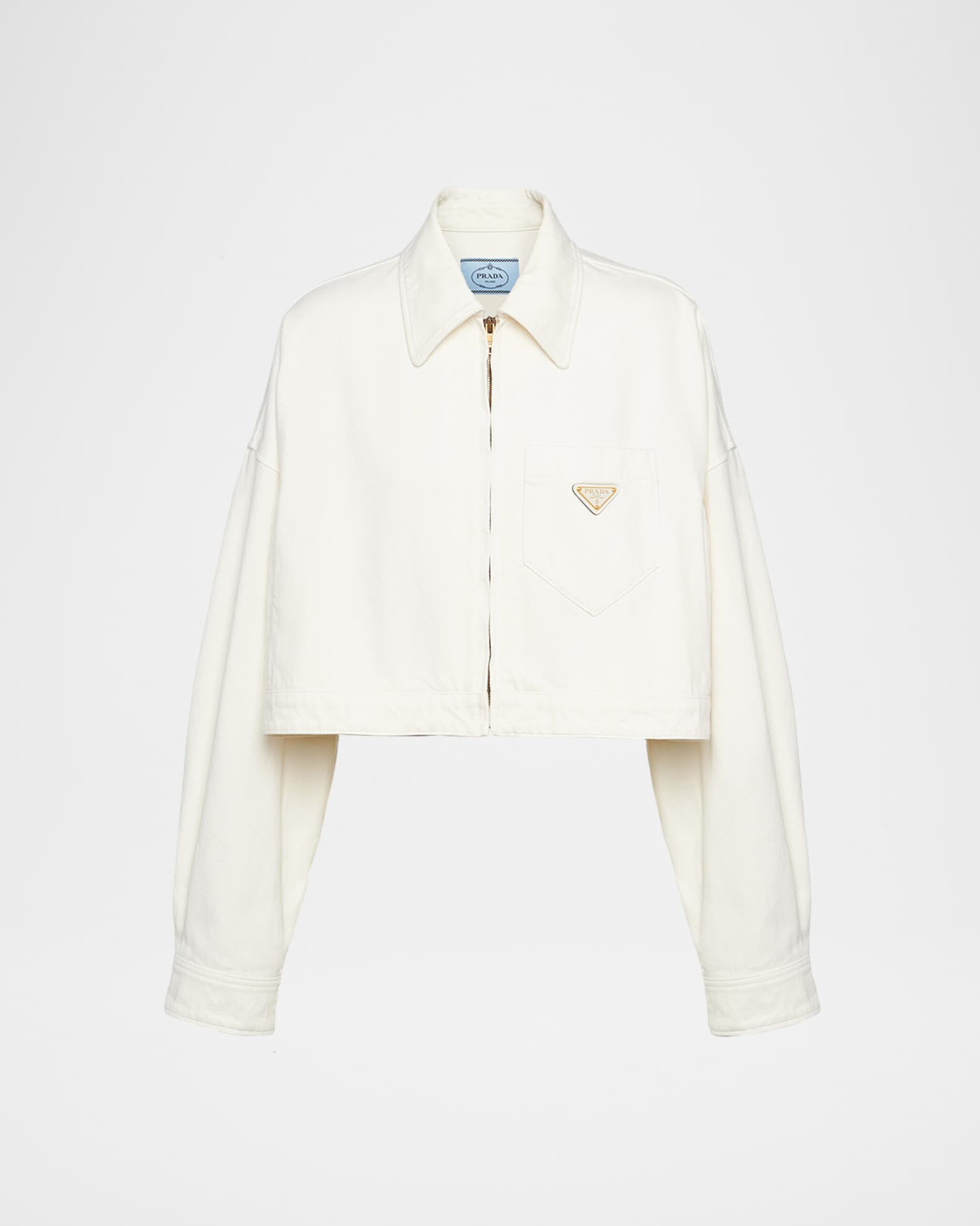 Cropped Denim Jacket 0