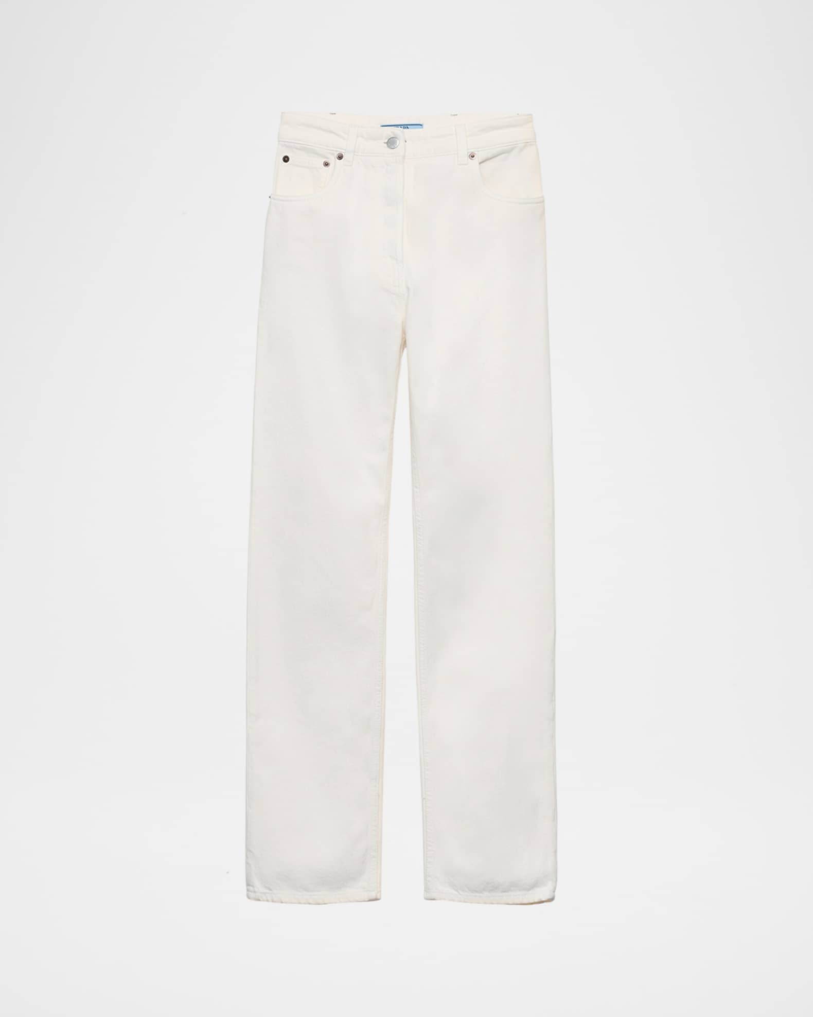 Denim Straight Leg Pants 0