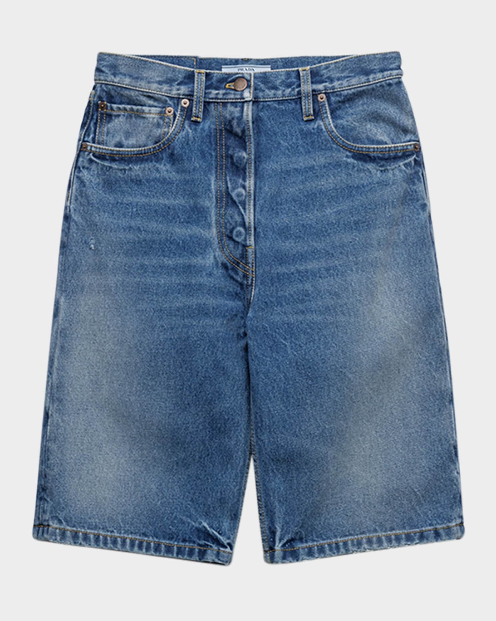 Denim Bermuda Shorts 0