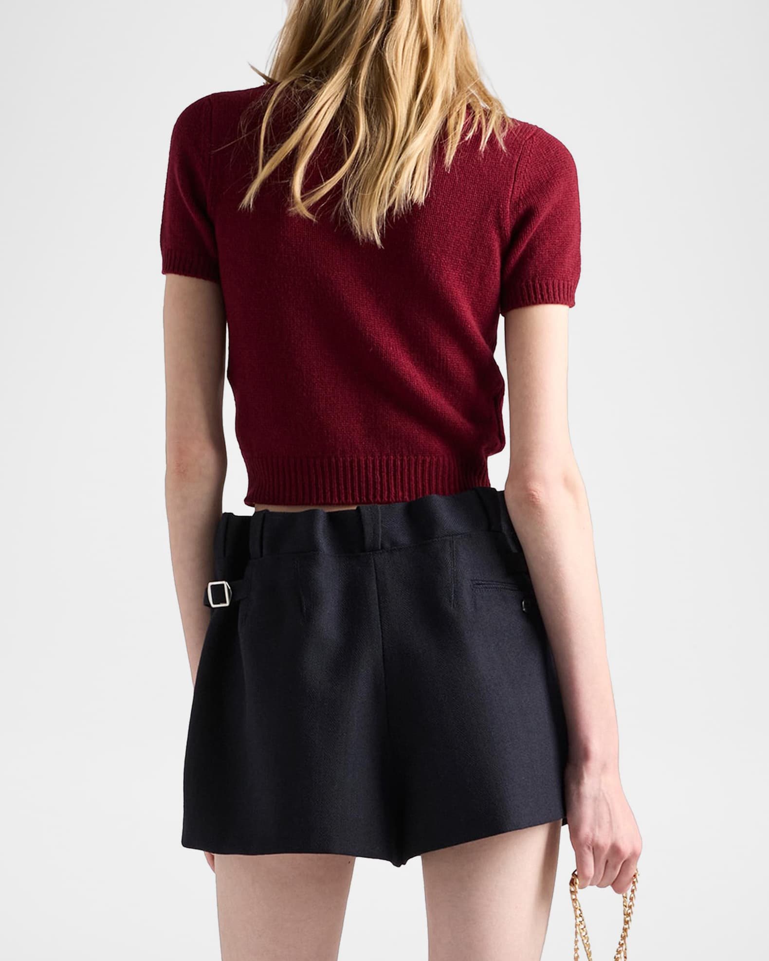 Short Sleeve Cashmere Sweater | Neiman Marcus