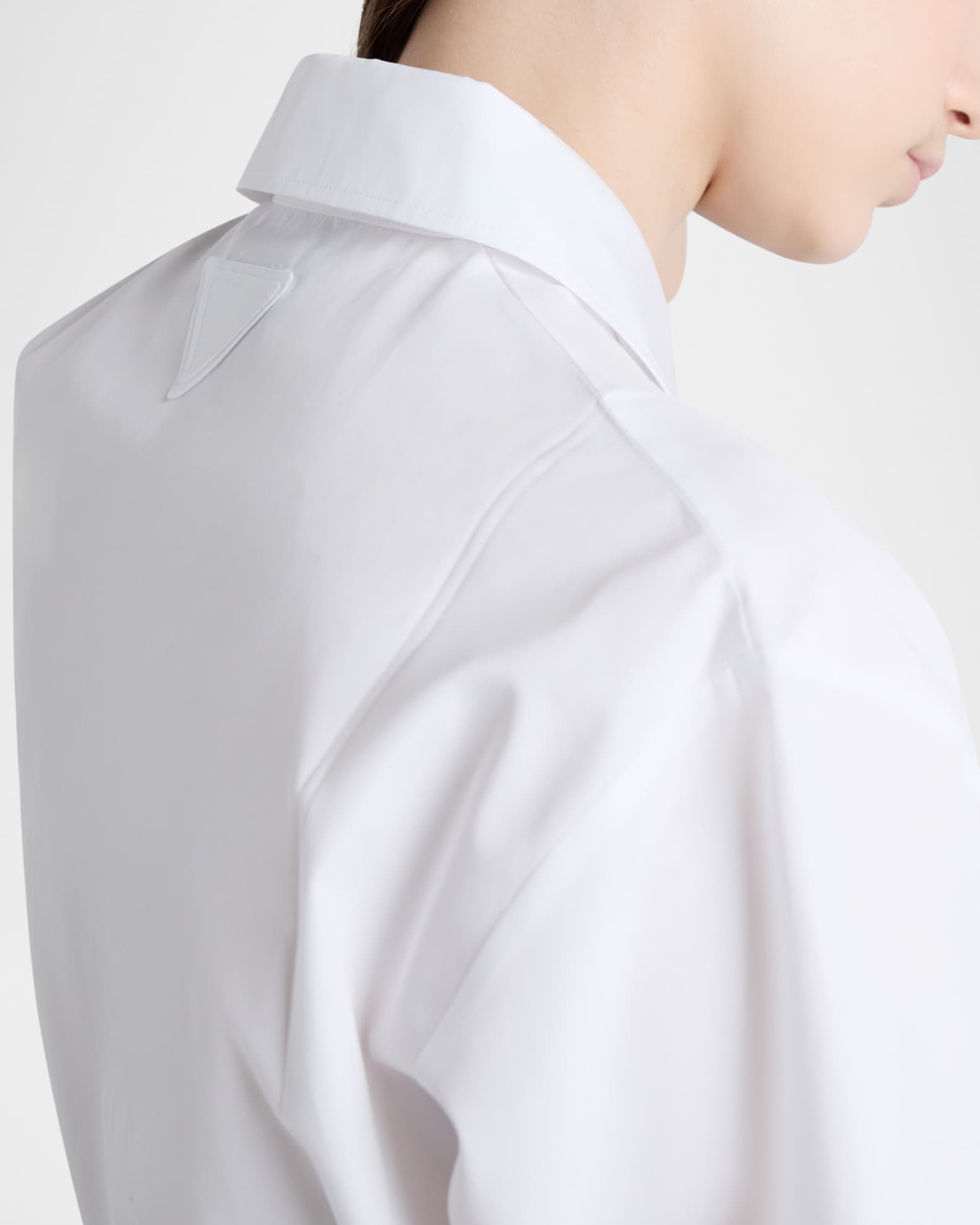 Prada Short-Sleeve Poplin Shirtdress | Neiman Marcus