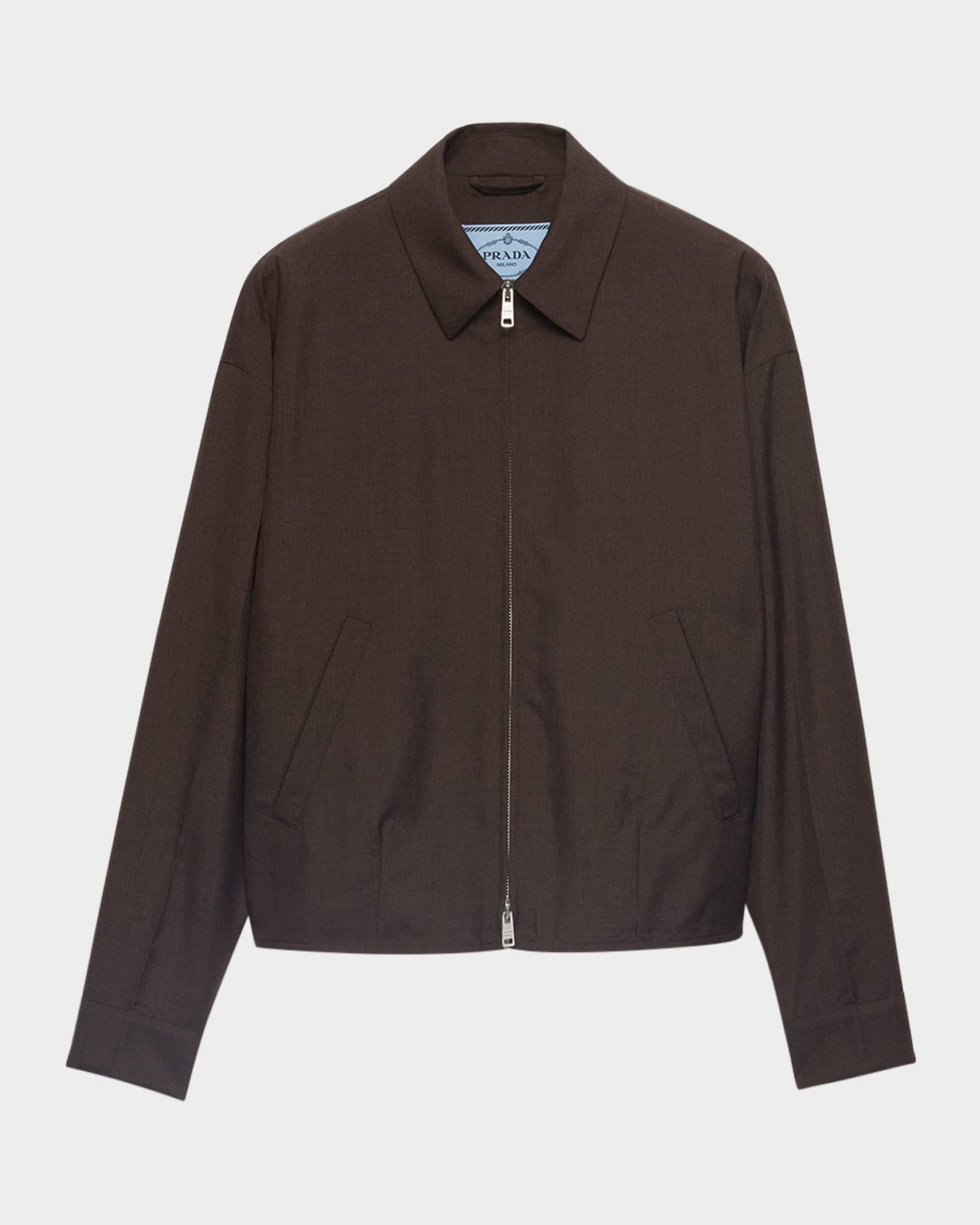 Prada Kid Mohair Blouson Jacket | Neiman Marcus