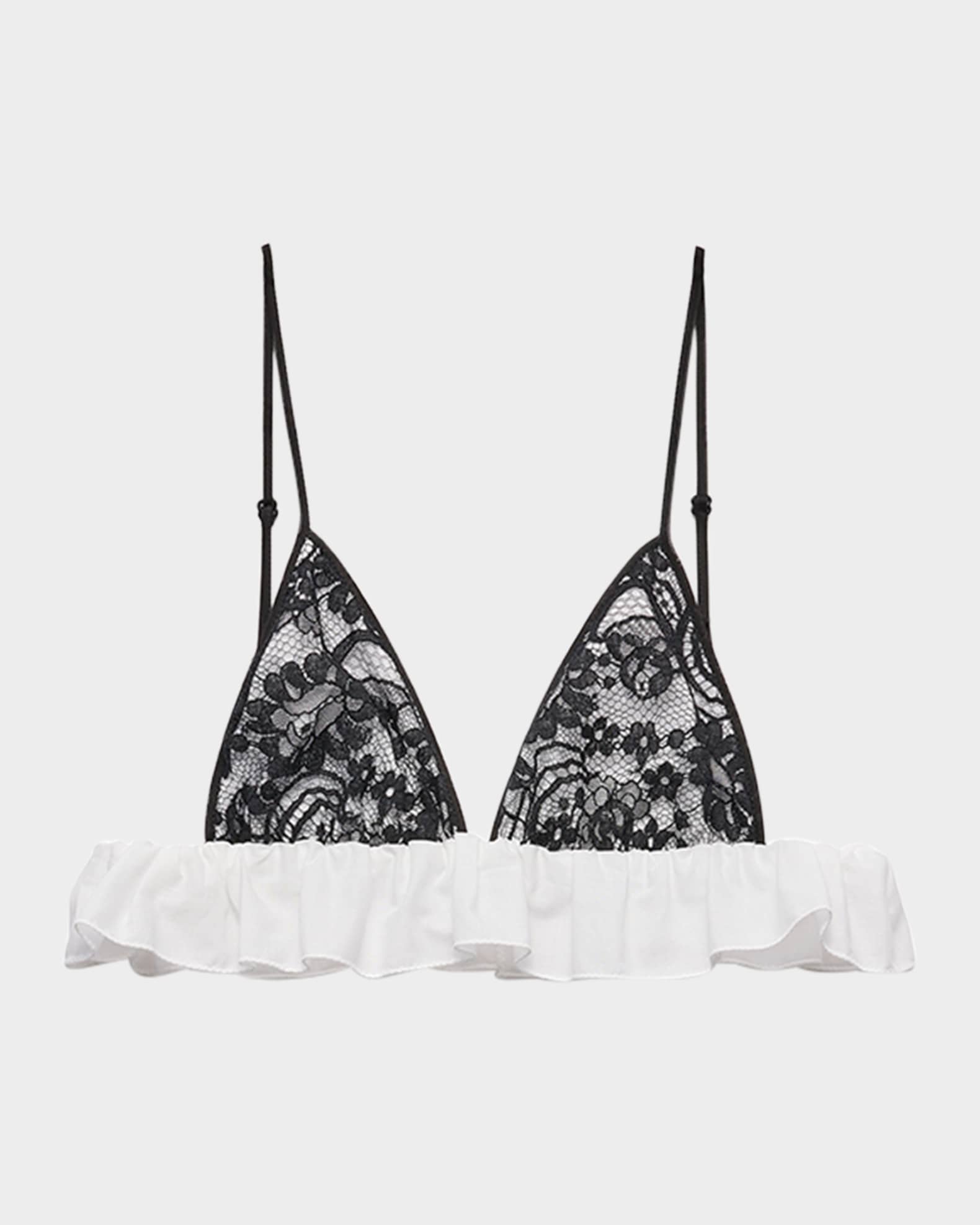 Ruffle Lace Bralette 0
