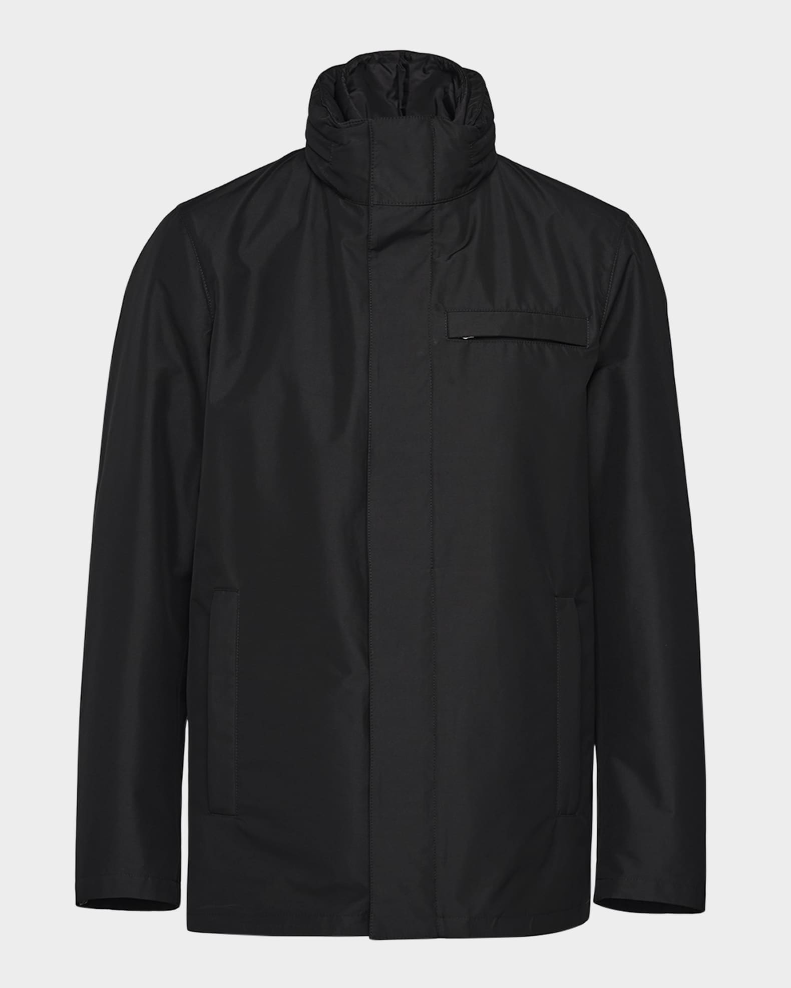 ジャケット Prada zip jacket Prada Re-Nylon Panelled zip-up Jacket | Black | FARFETCH