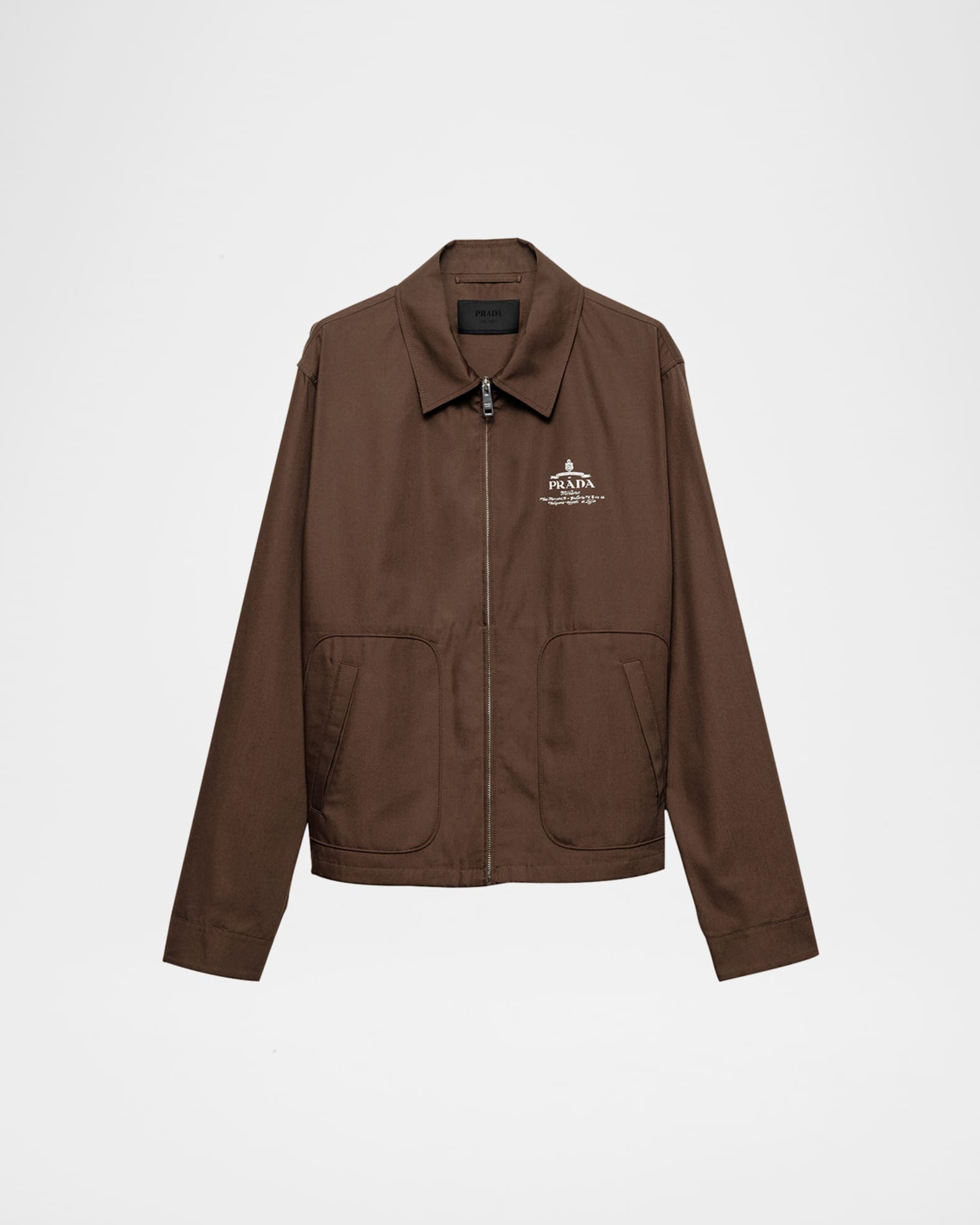 Prada Men's Archive Poplin Jacket | Neiman Marcus
