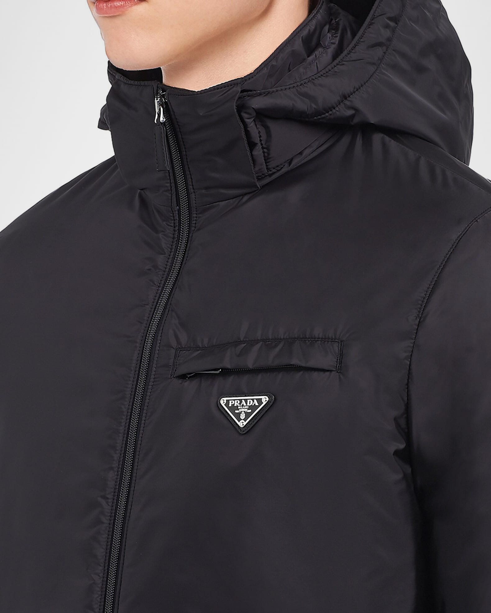 Black Re-nylon Puffer Jacket | PRADA 【極美品】PRADA RE-NYLON