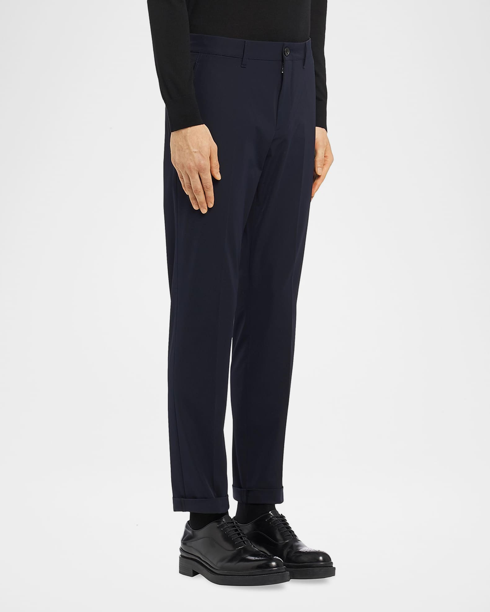 Prada Men's Light Stretch Techno Straight-Leg Trousers | Neiman Marcus
