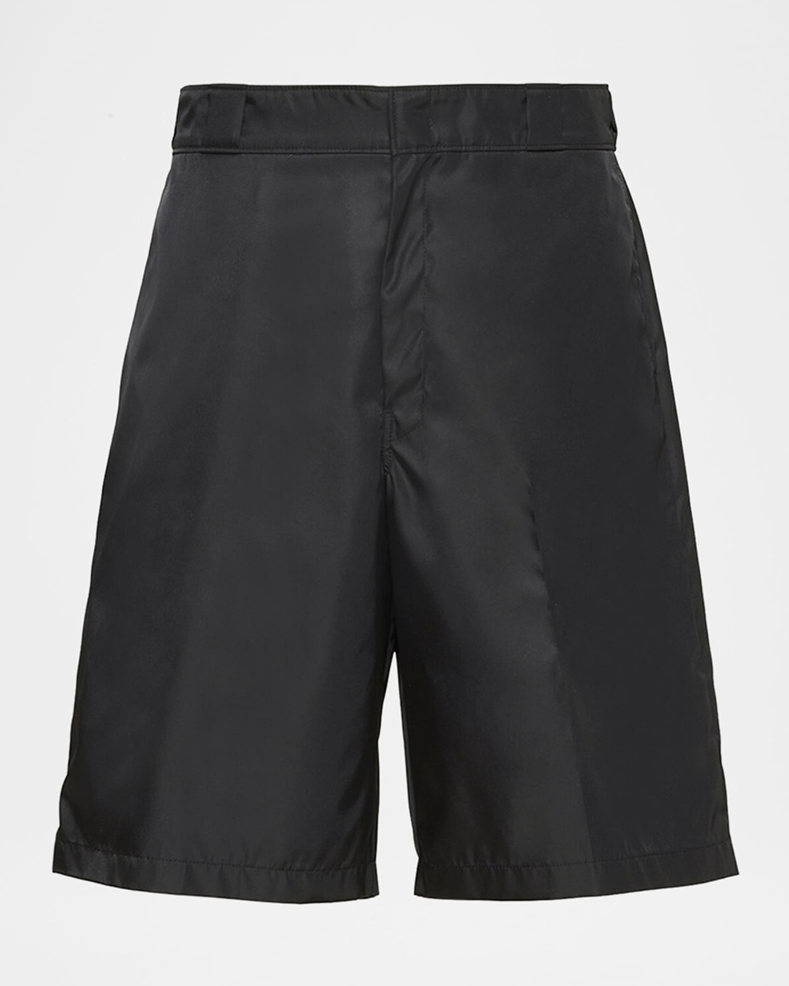Prada Men's Re-Nylon Printed Bermuda Shorts | Neiman Marcus