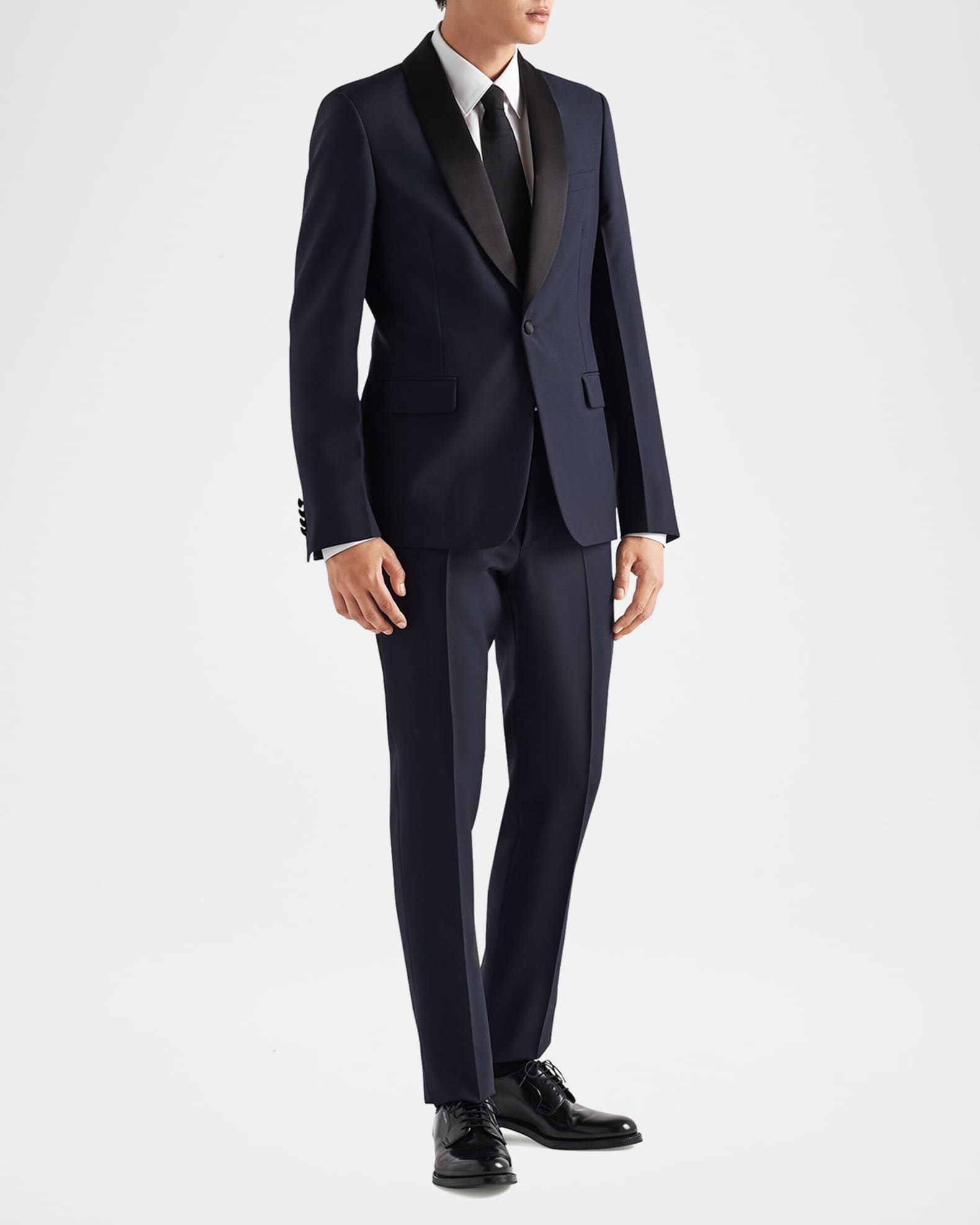 Prada Men's Mohair-Blend Smoking Tuxedo | Neiman Marcus