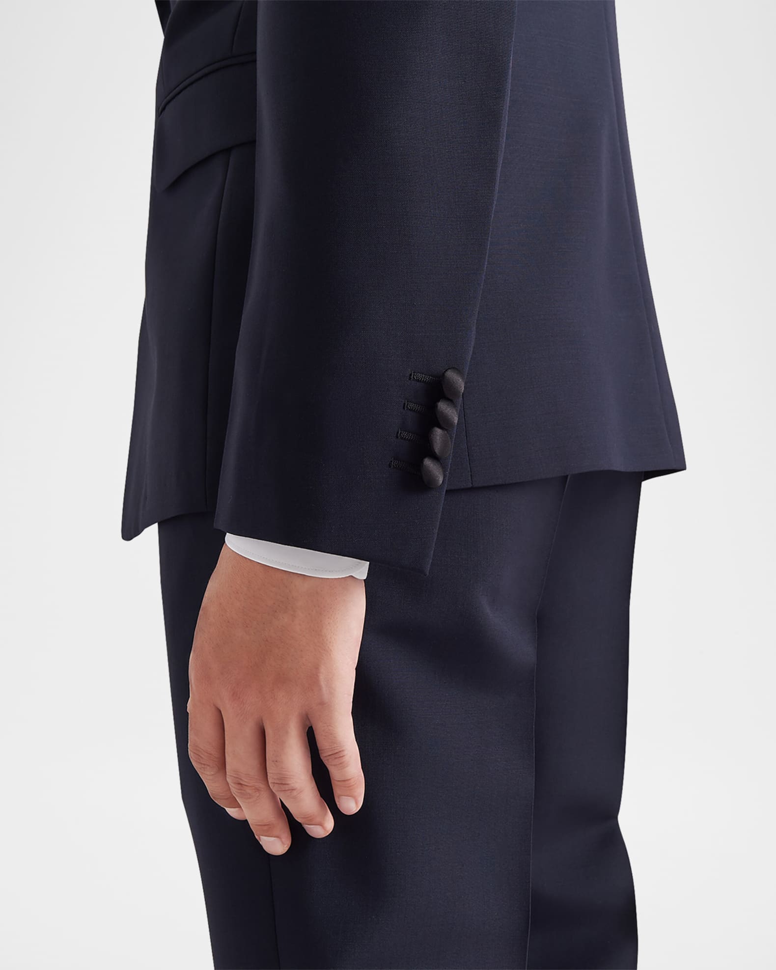 Prada Men's Mohair-Blend Smoking Tuxedo | Neiman Marcus