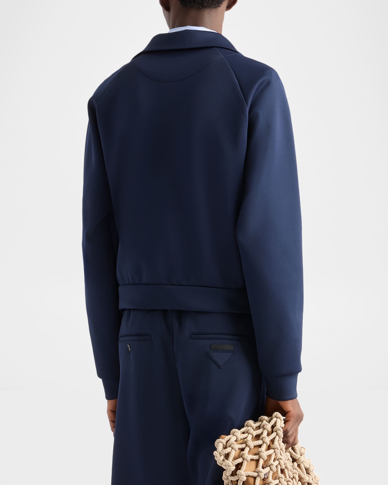 Prada Men's Zip-Front Technical Jacket | Neiman Marcus