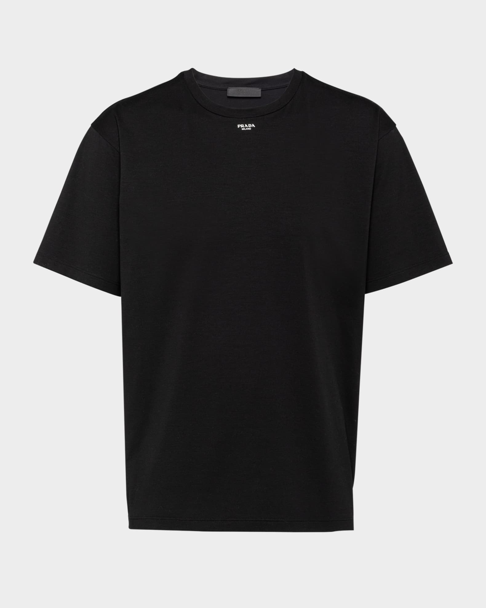 Tシャツ・カットソー PRADA  Cotton T-shirt with prada logo print Prada Men's Logo Print Short-Sleeve Shirt | Neiman Marcus