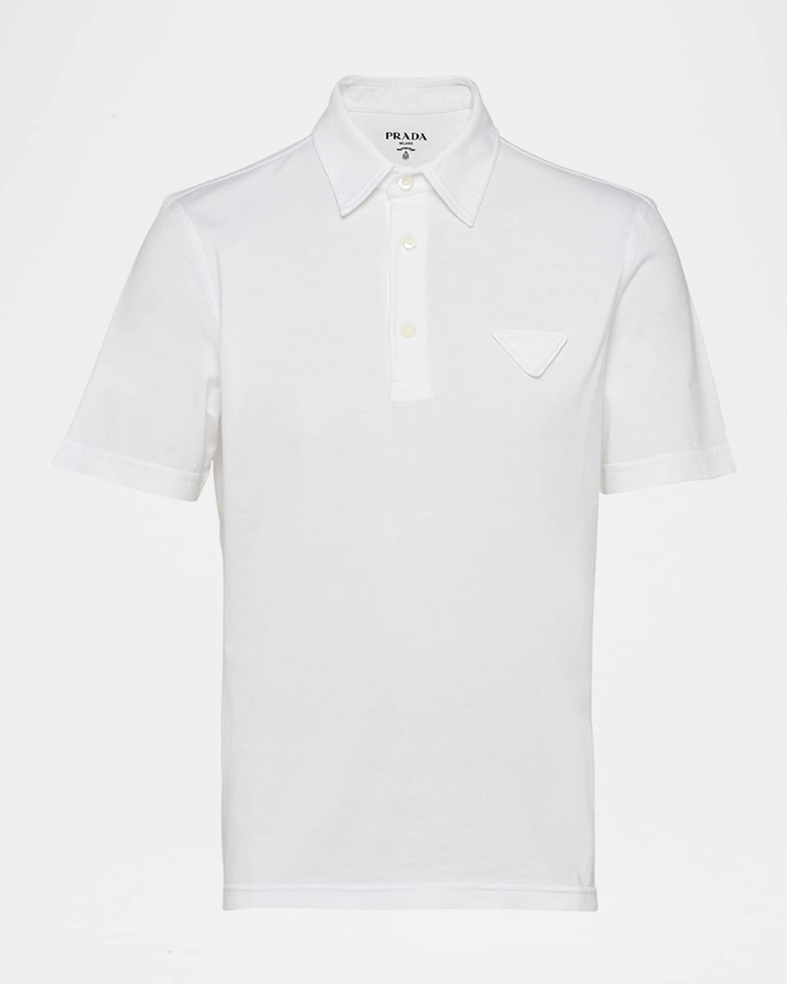 Prada Men's Conceptual Logo Polo Shirt | Neiman Marcus