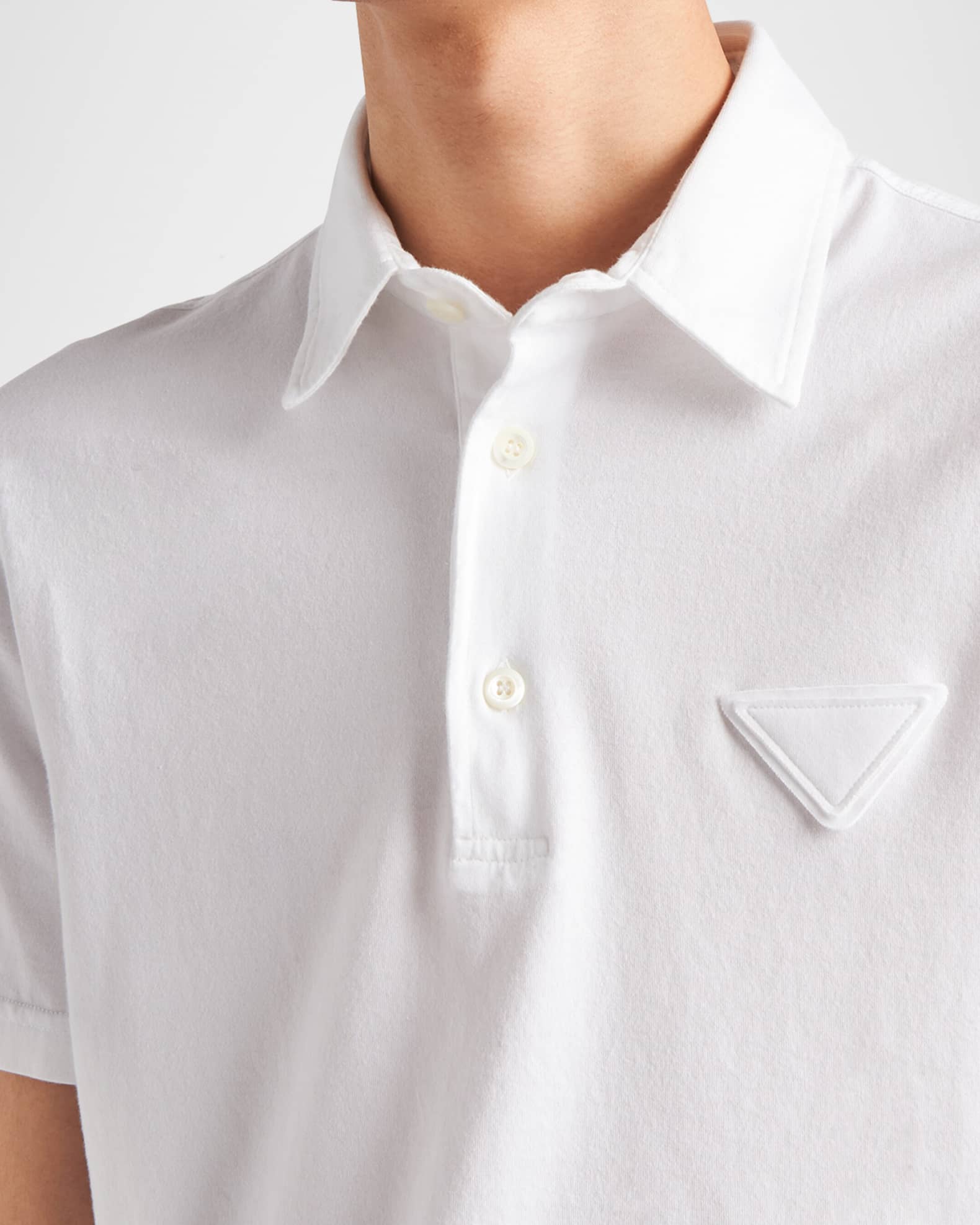 Prada Men's Conceptual Logo Polo Shirt | Neiman Marcus