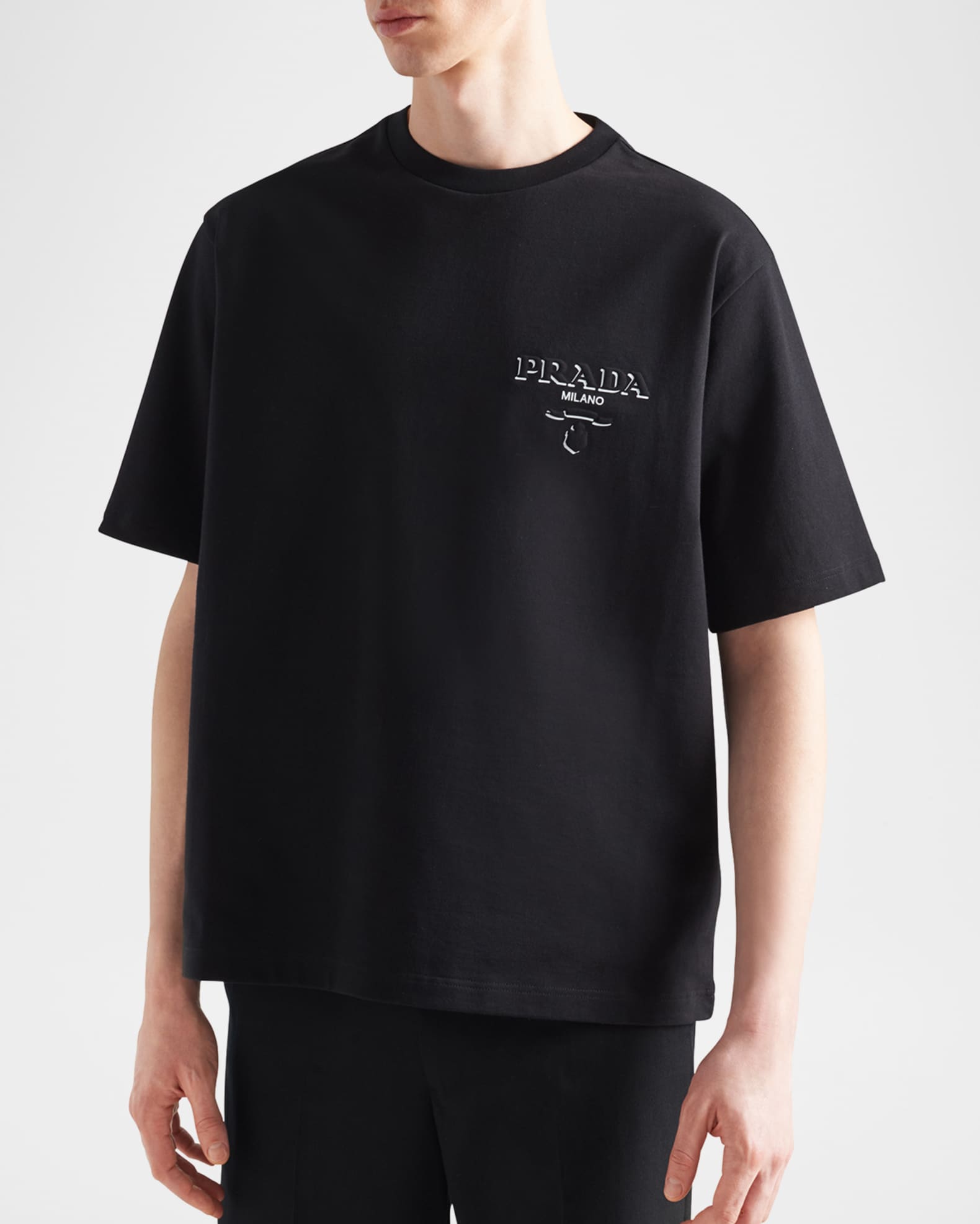 Prada ロゴ Tシャツ | グリーン | FARFETCH JP