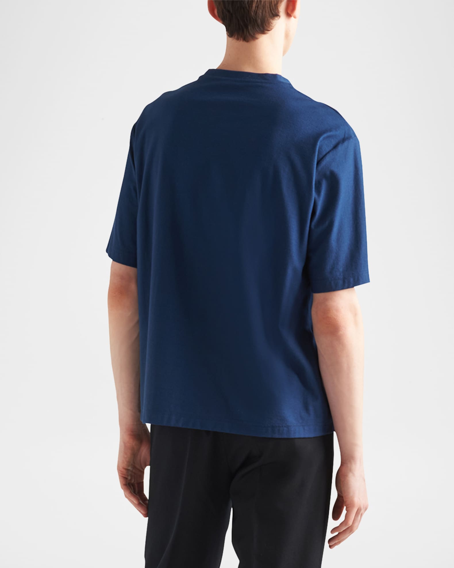 Prada Men's Jersey Logo T-Shirt | Neiman Marcus
