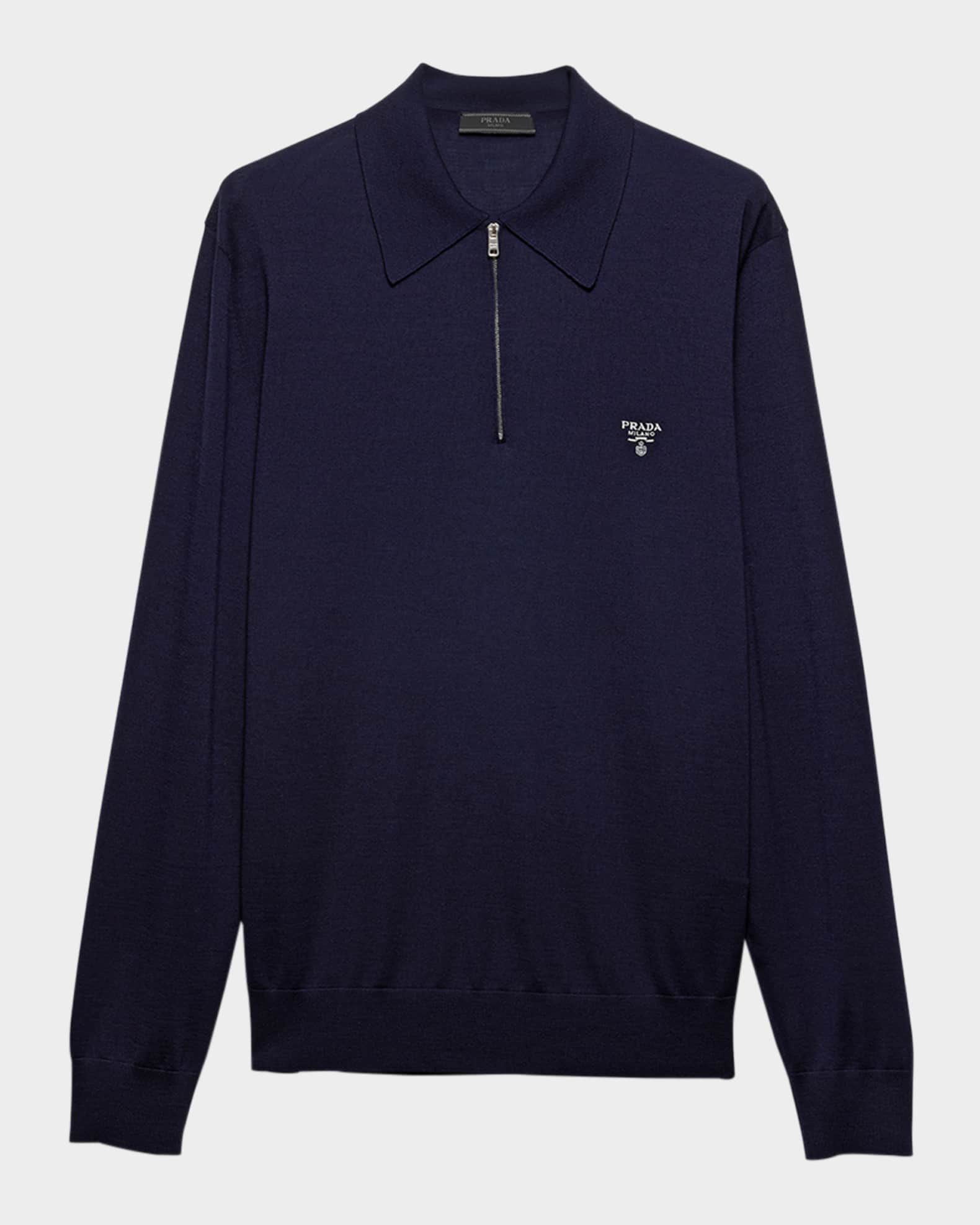 とっておきし新春福袋 Sweater Polo Quarter-Zip Wool Men's Prada | Marcus Neiman トップス