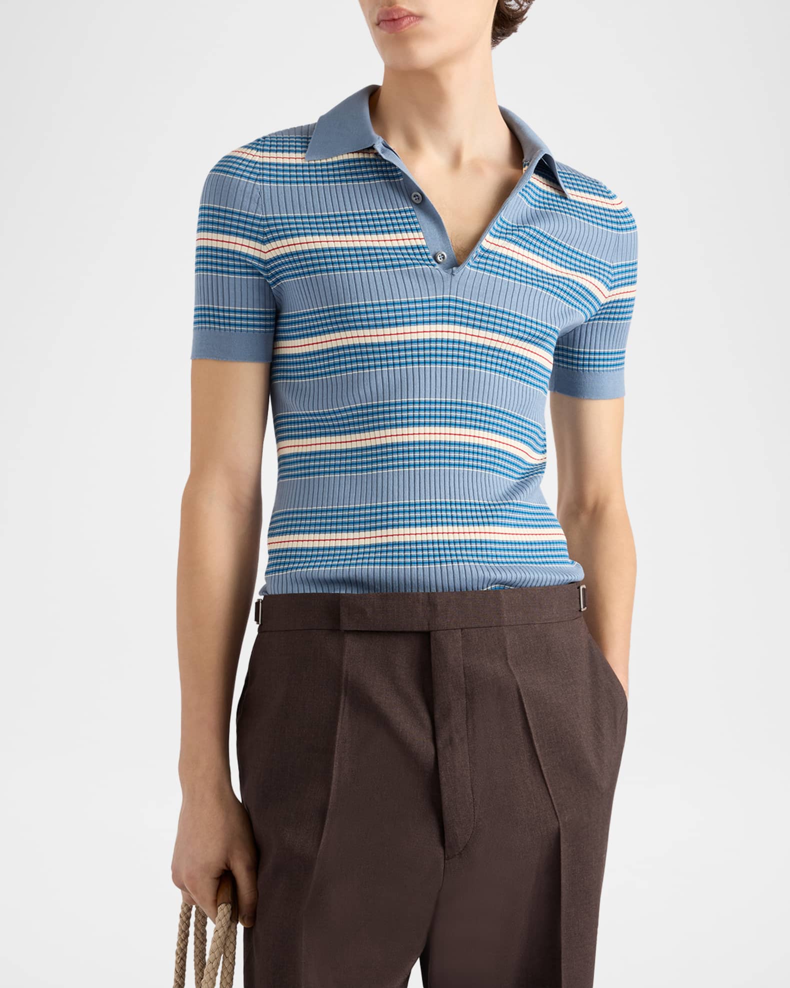 トップス PRADA Polo S/S Shirts 00s Black Piqué polo shirt | PRADA - United States