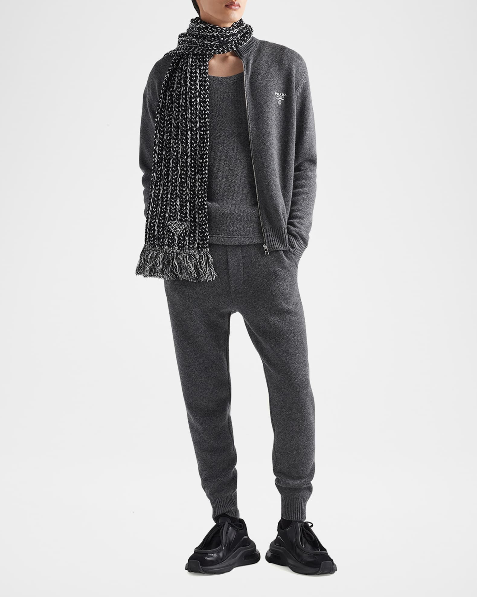 Men's Cashmere Full-Zip Sweater 1