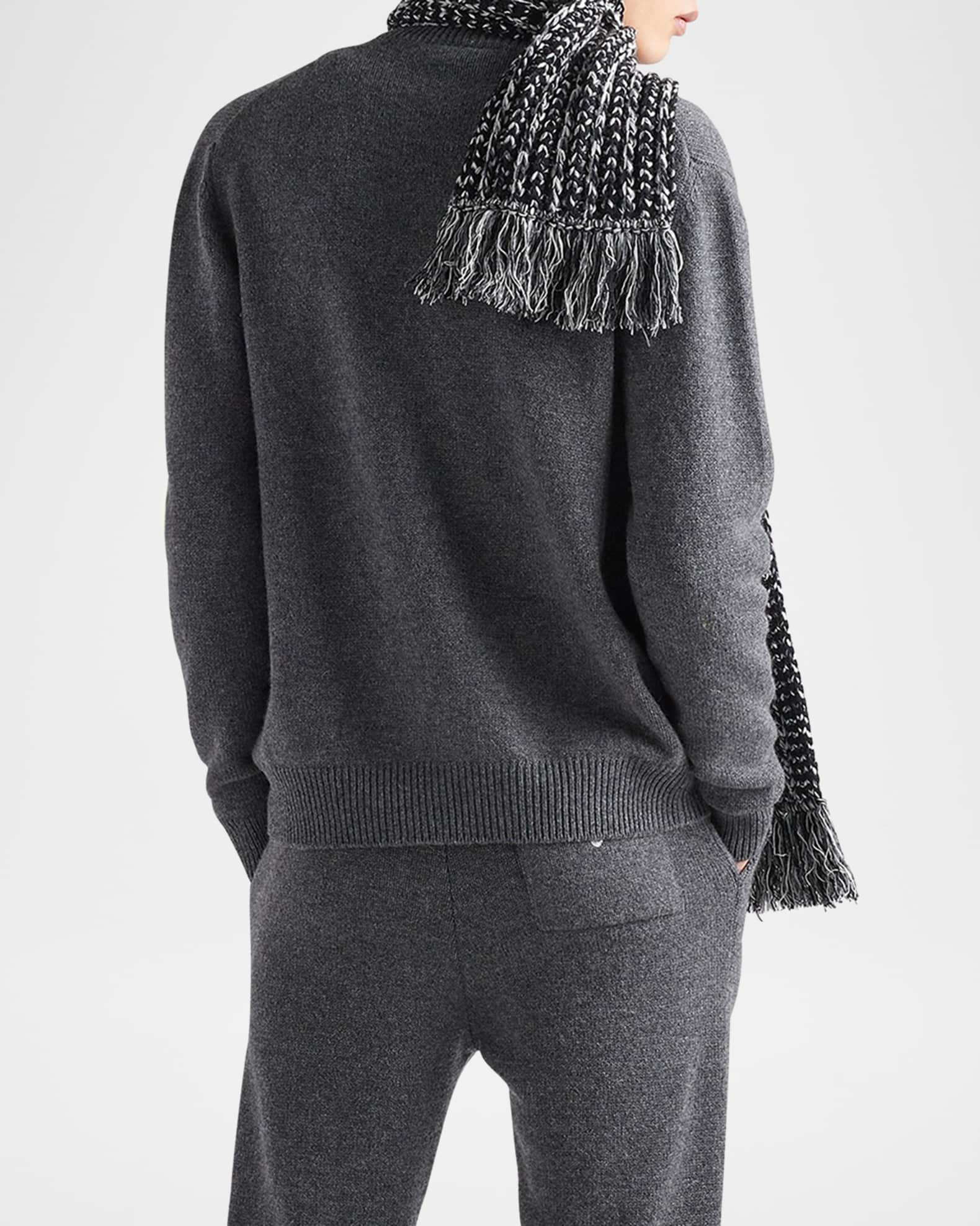 Prada Men's Cashmere Full-Zip Sweater | Neiman Marcus