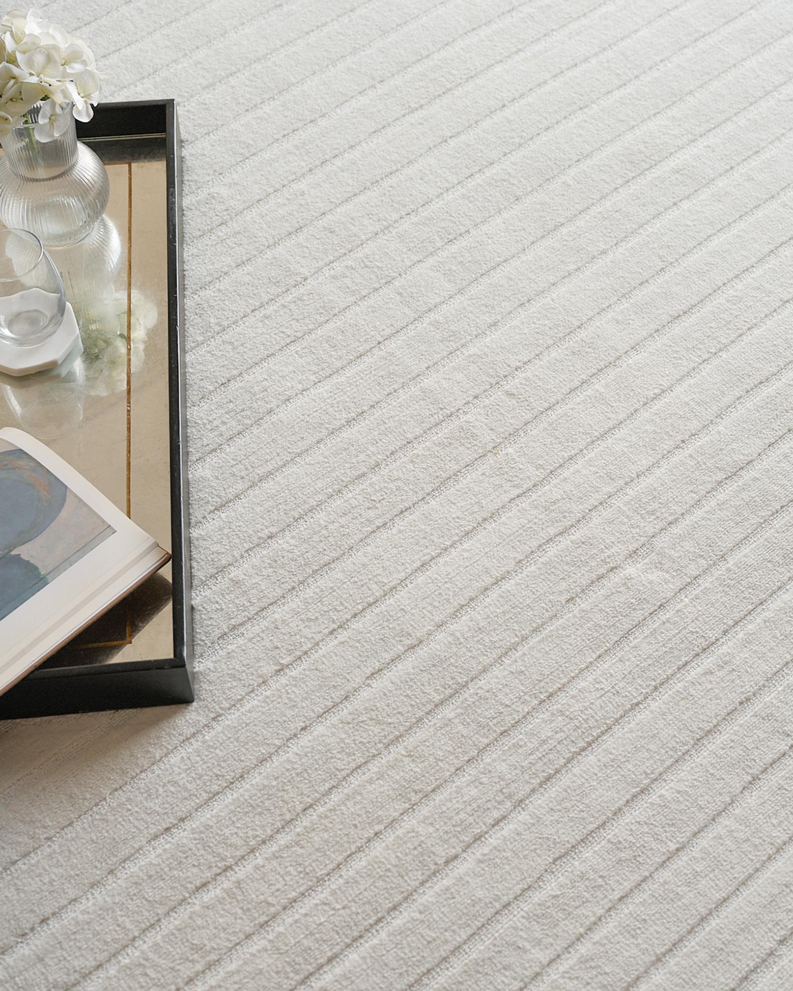 Exquisite Rugs Amani Hand-Loomed White Rug, 6' x 9' | Neiman Marcus