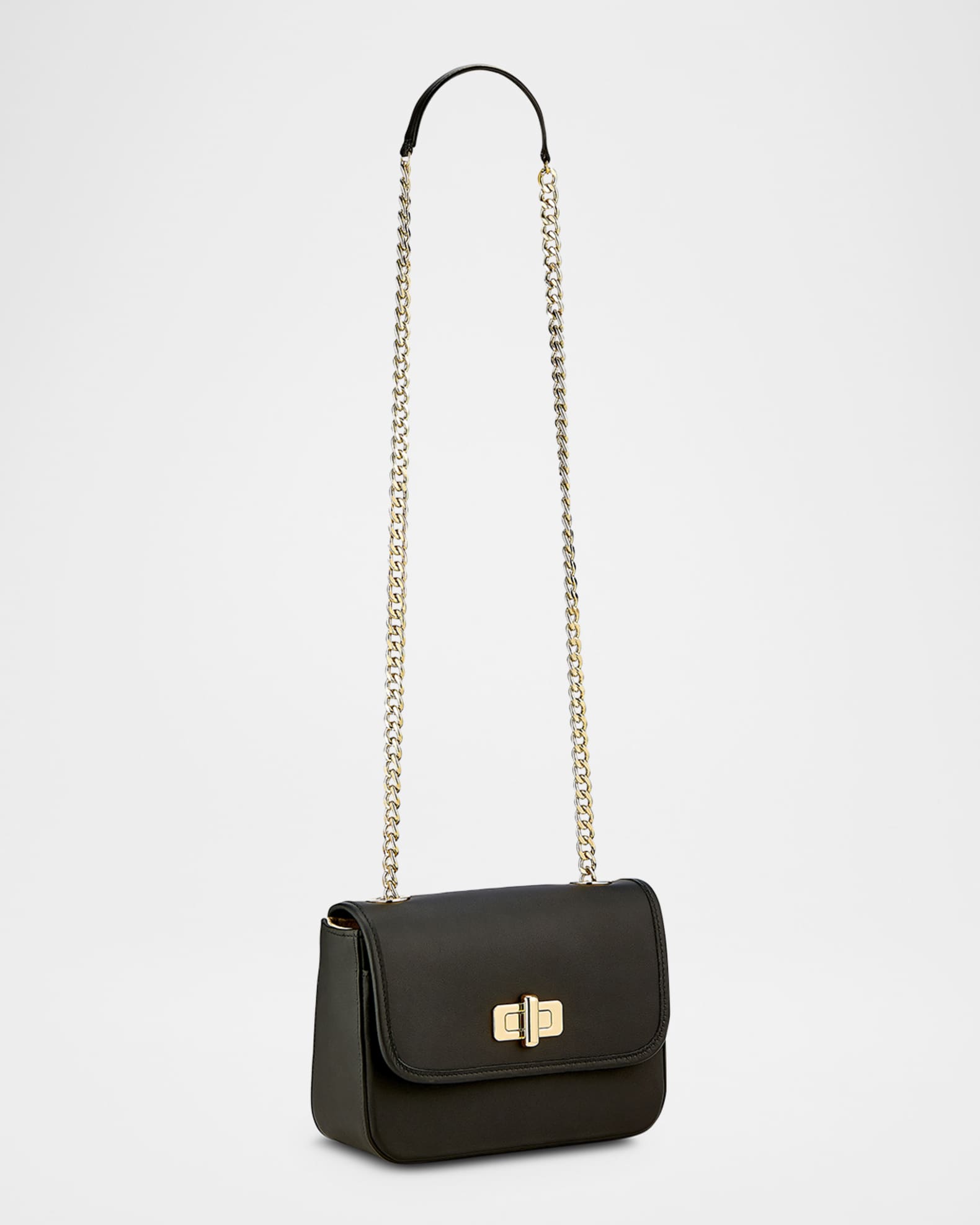 Riley Flap Leather Shoulder Bag 1