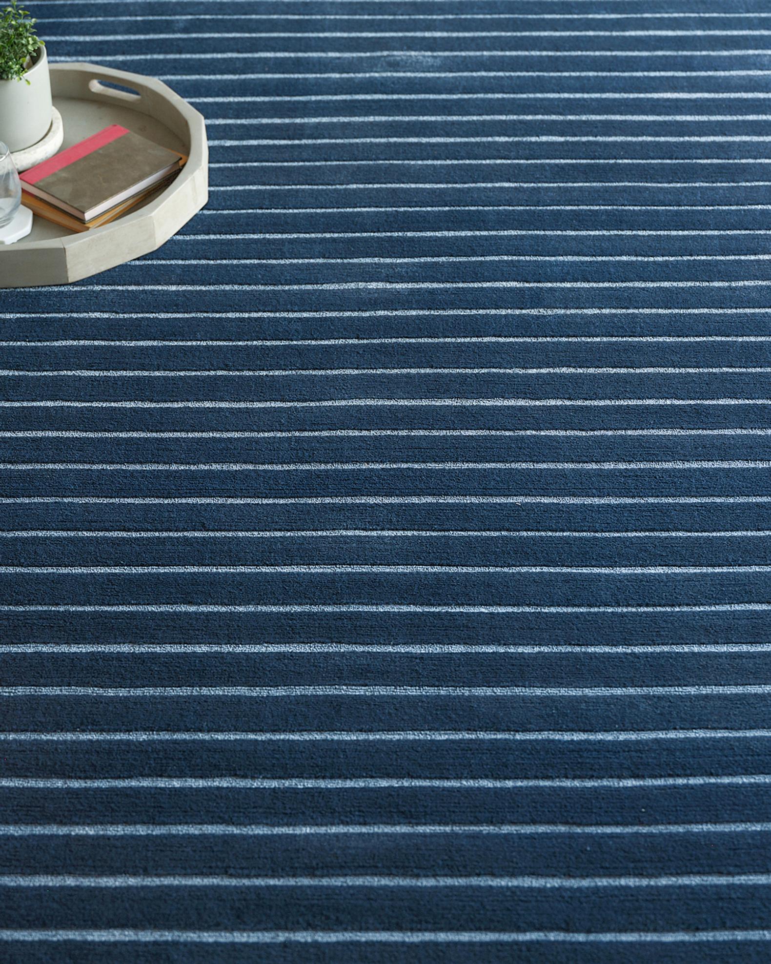 Exquisite Rugs Amani Hand-Loomed Navy Rug, 4' x 6' | Neiman Marcus