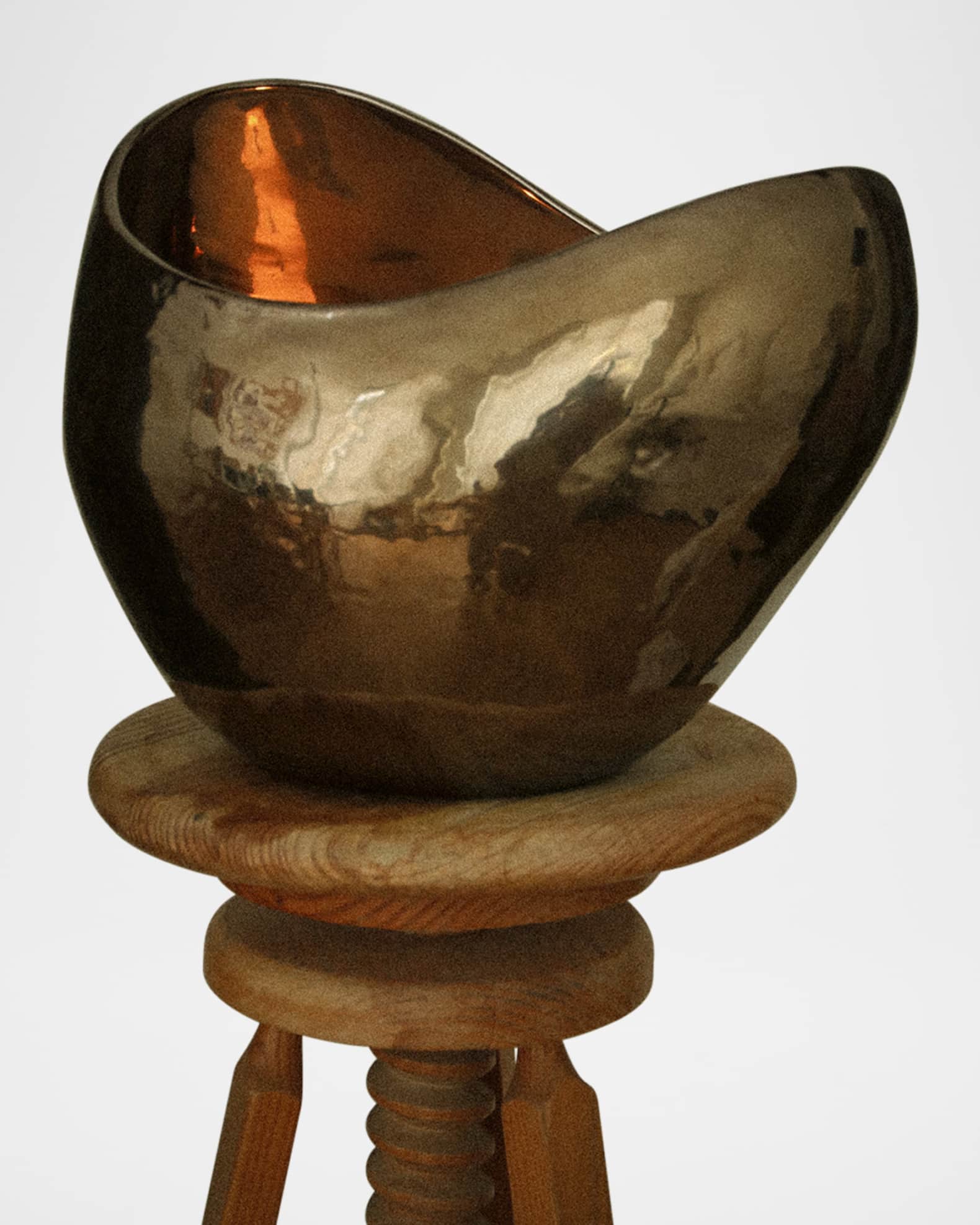 Golden Amber Light Sculpture, 106 oz. 1