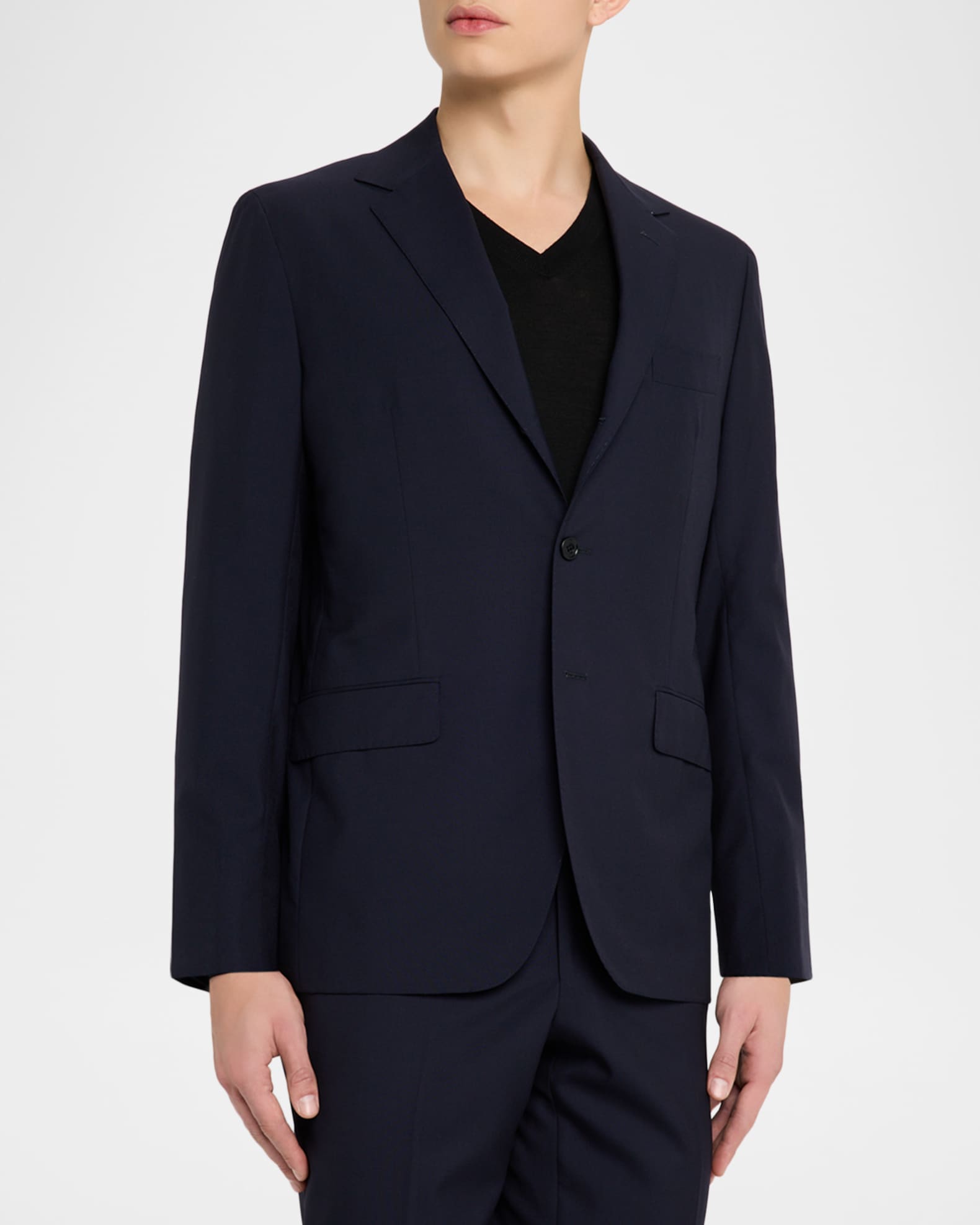 Sartorio Men's Navy Solid Wool Suit | Neiman Marcus