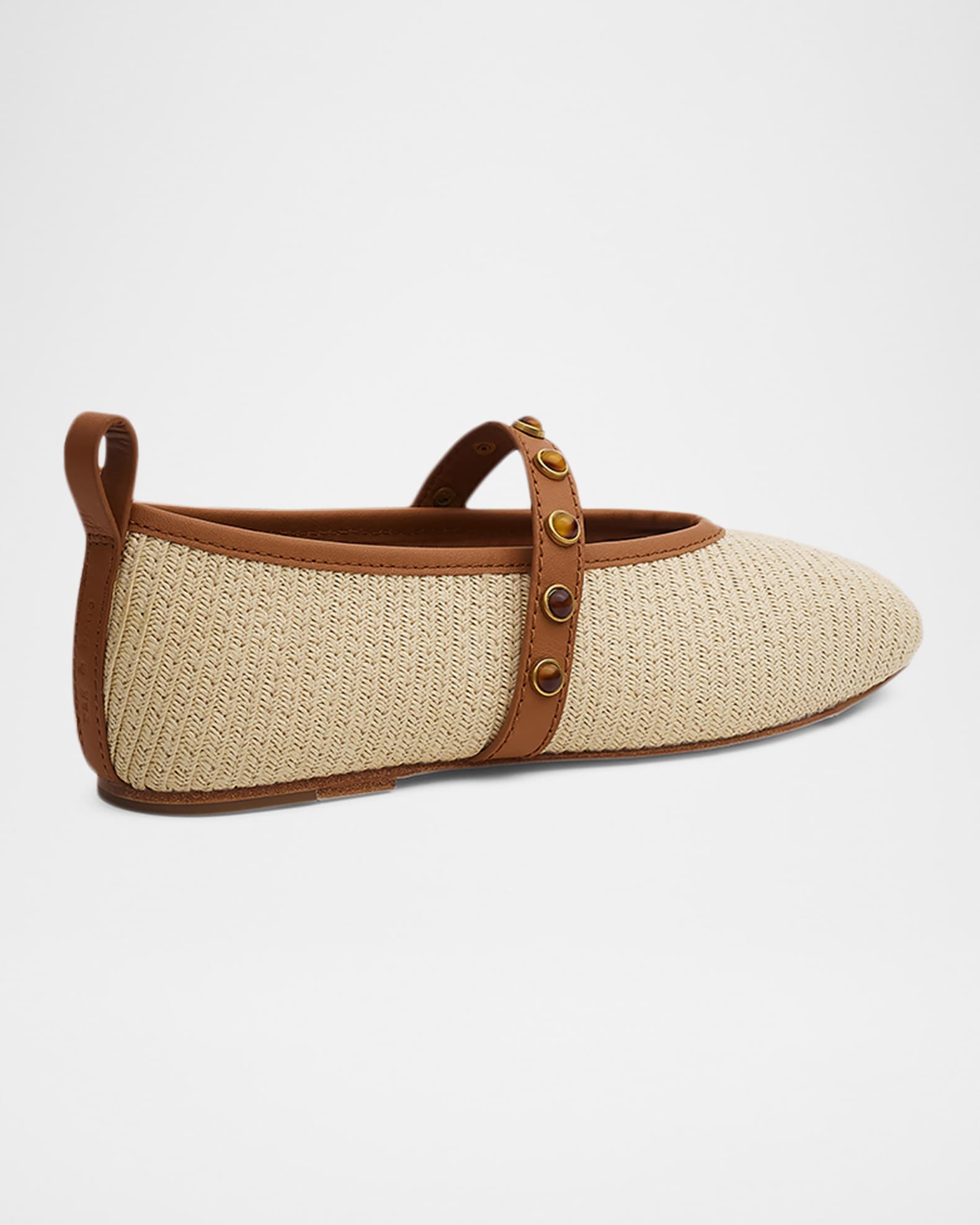 Cabochon Spire Mary Jane Ballerina Flats 1