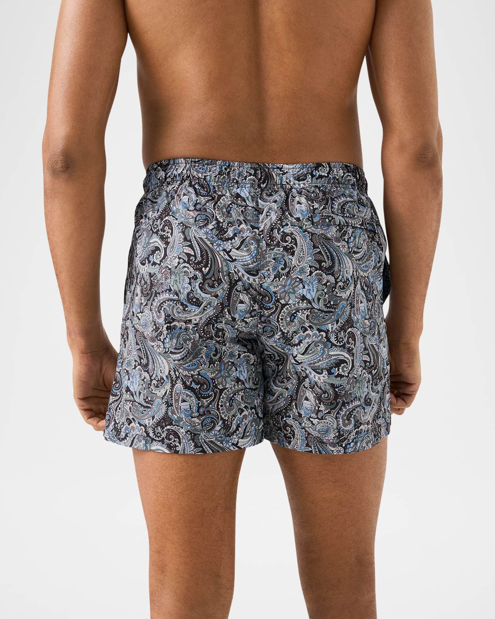 Eton Men's Paisley Slim Swim Trunks | Neiman Marcus