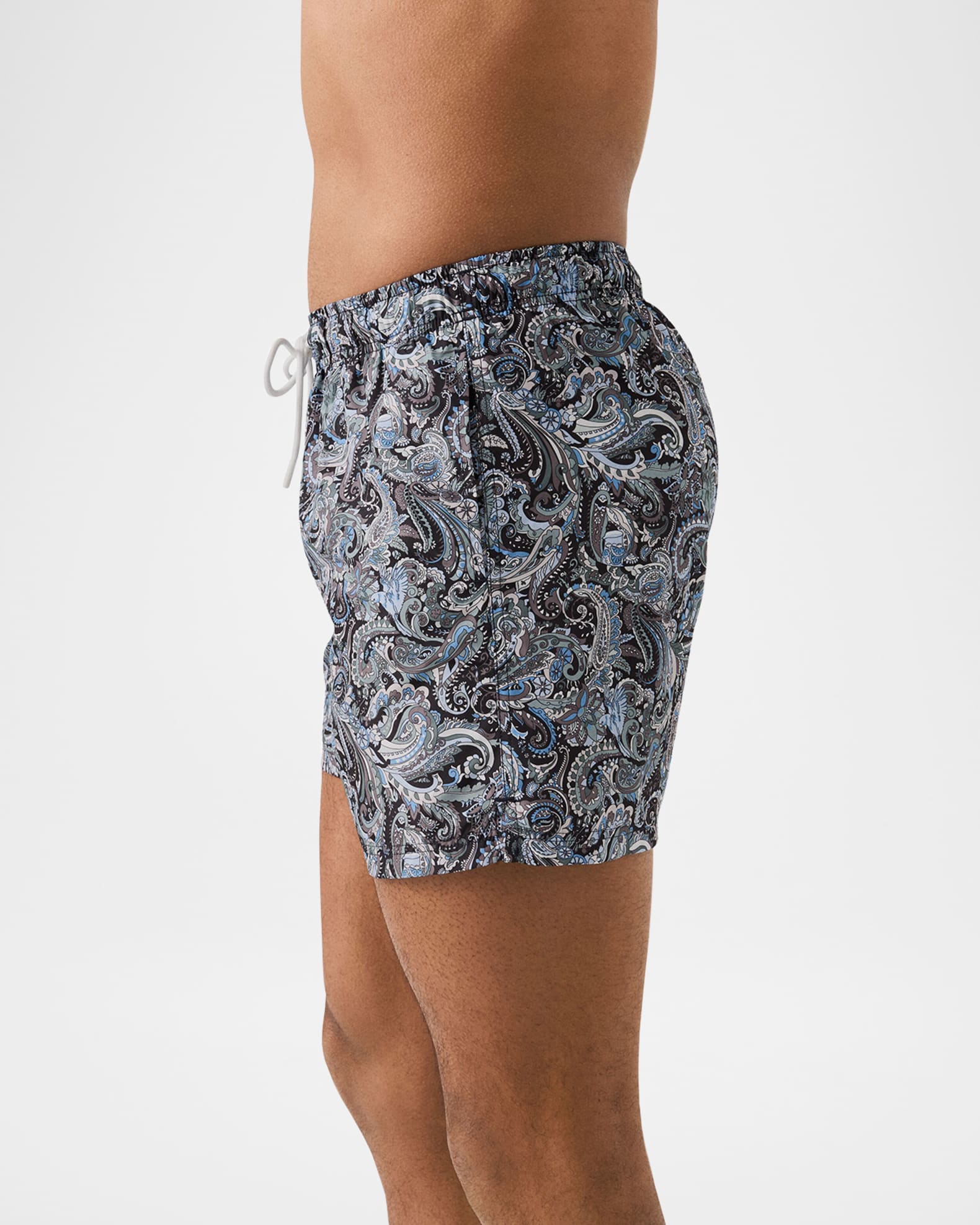 Eton Men's Paisley Slim Swim Trunks | Neiman Marcus
