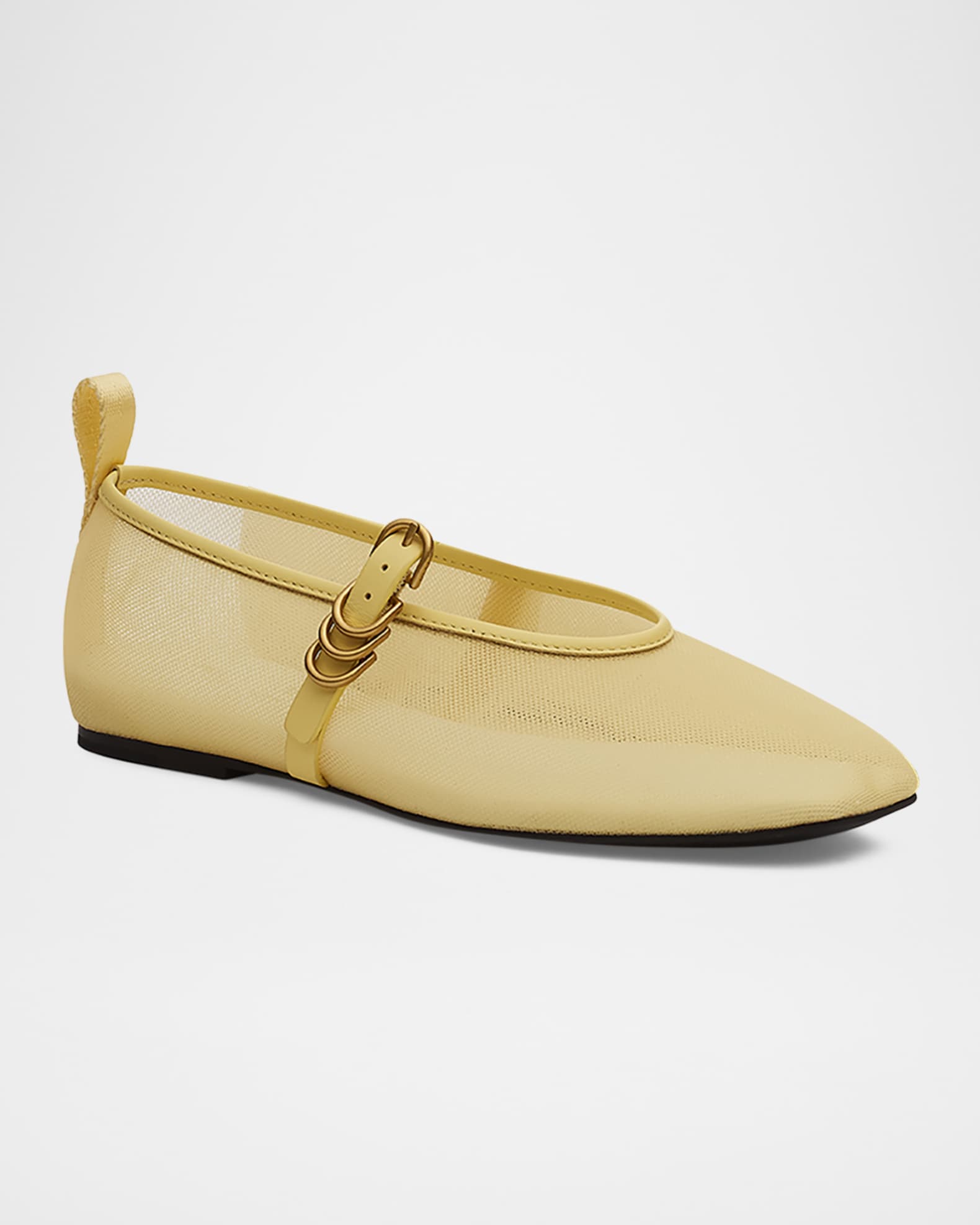 Spire Mesh Mary Jane Ballerina Flats 1