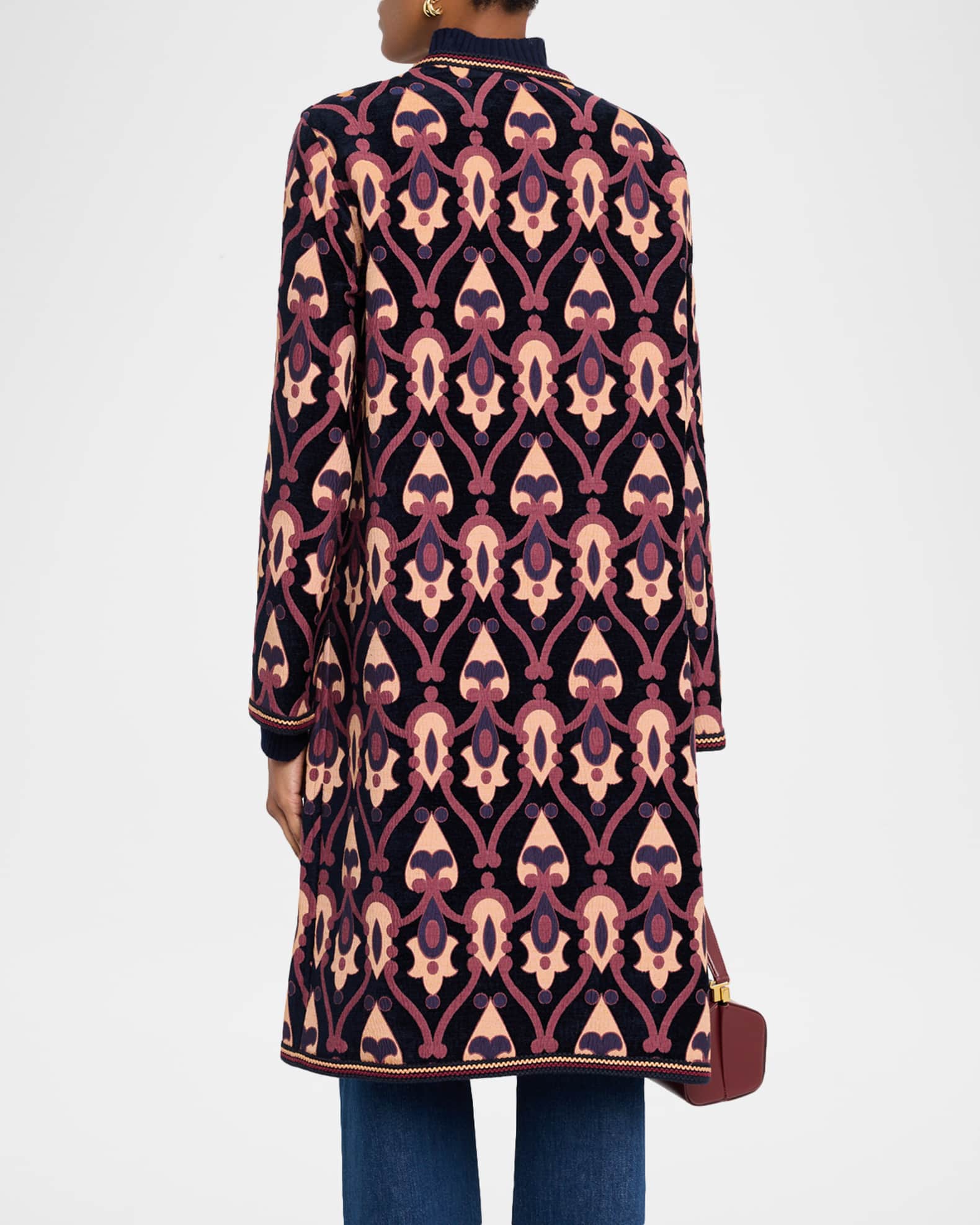 コート ETRO WRAA067.SP1C5 Coats Etro Reversible Jacquard Single-Breasted Coat | Neiman Marcus