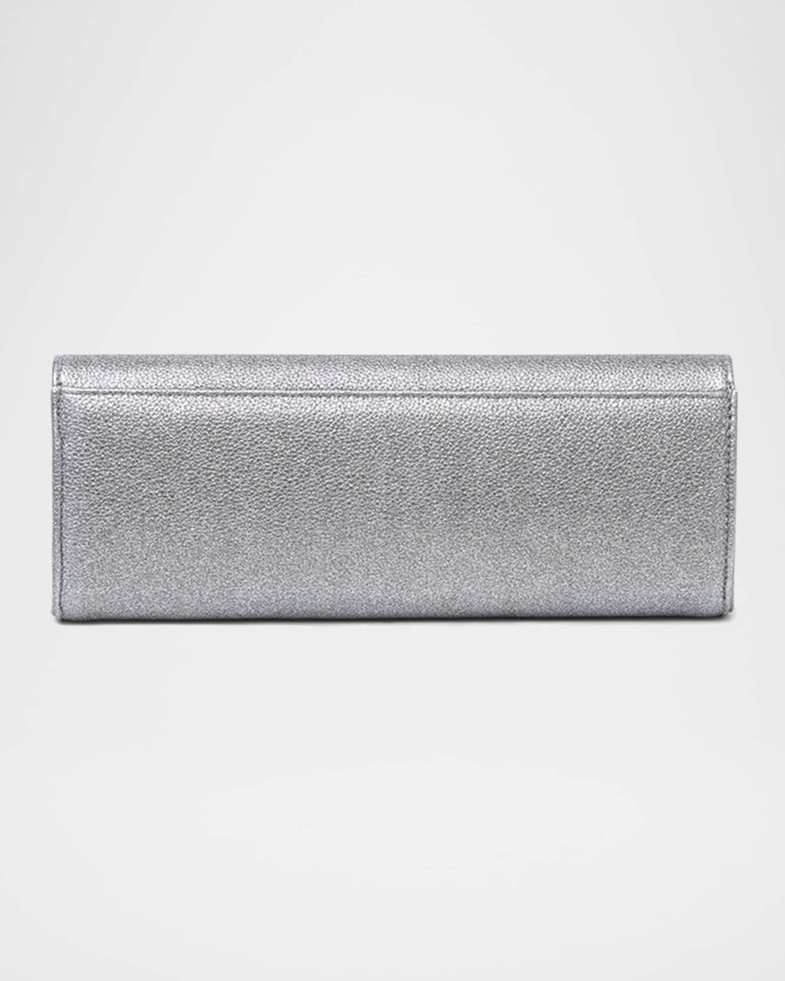 Mini Robbie Metallic Flap Clutch Bag