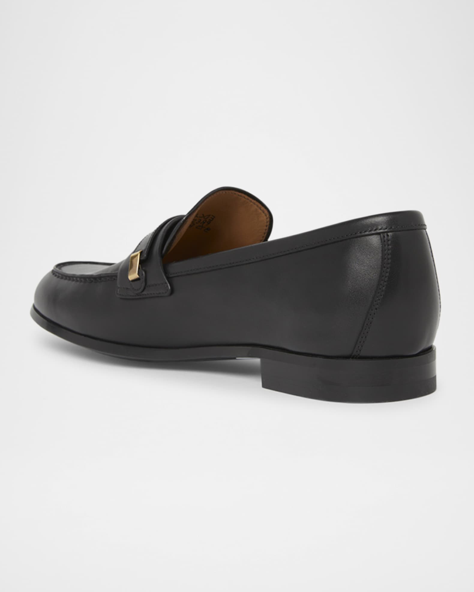 Men's Preston Rubber-Sole Leather Penny Loafers 1