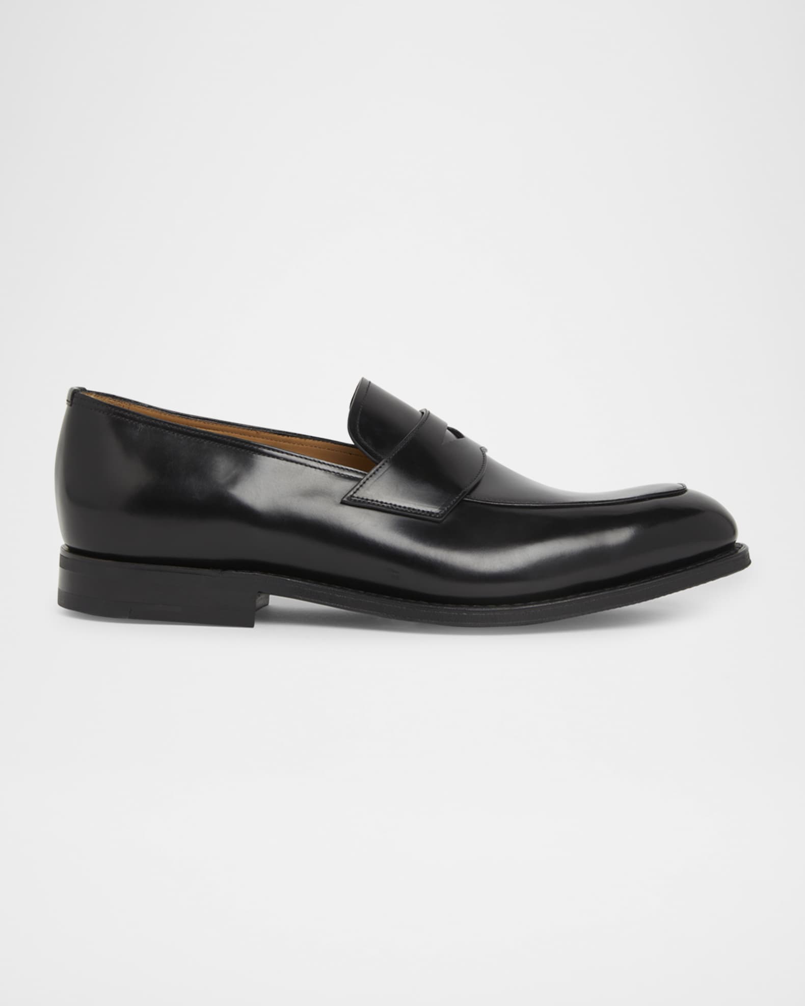 Church's Men's Hertford Leather Rubber-Sole Penny Loafers | Neiman