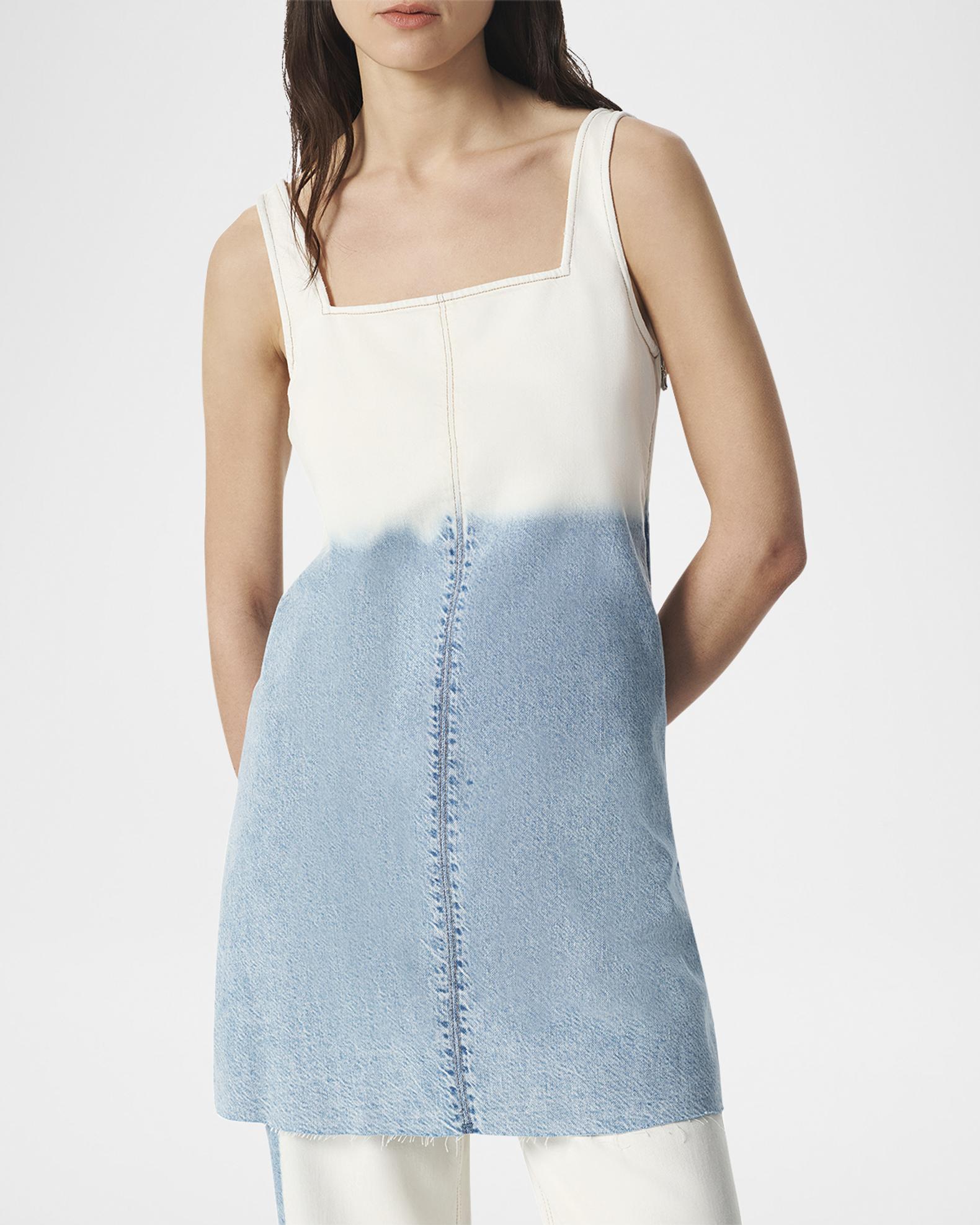 rag and bone denim dress & Featherweight Jayde Zip-Up Denim Tube Mini pattern_change_29 Sleeveless and incredibly comfortable Size:XS(Pre-sale)