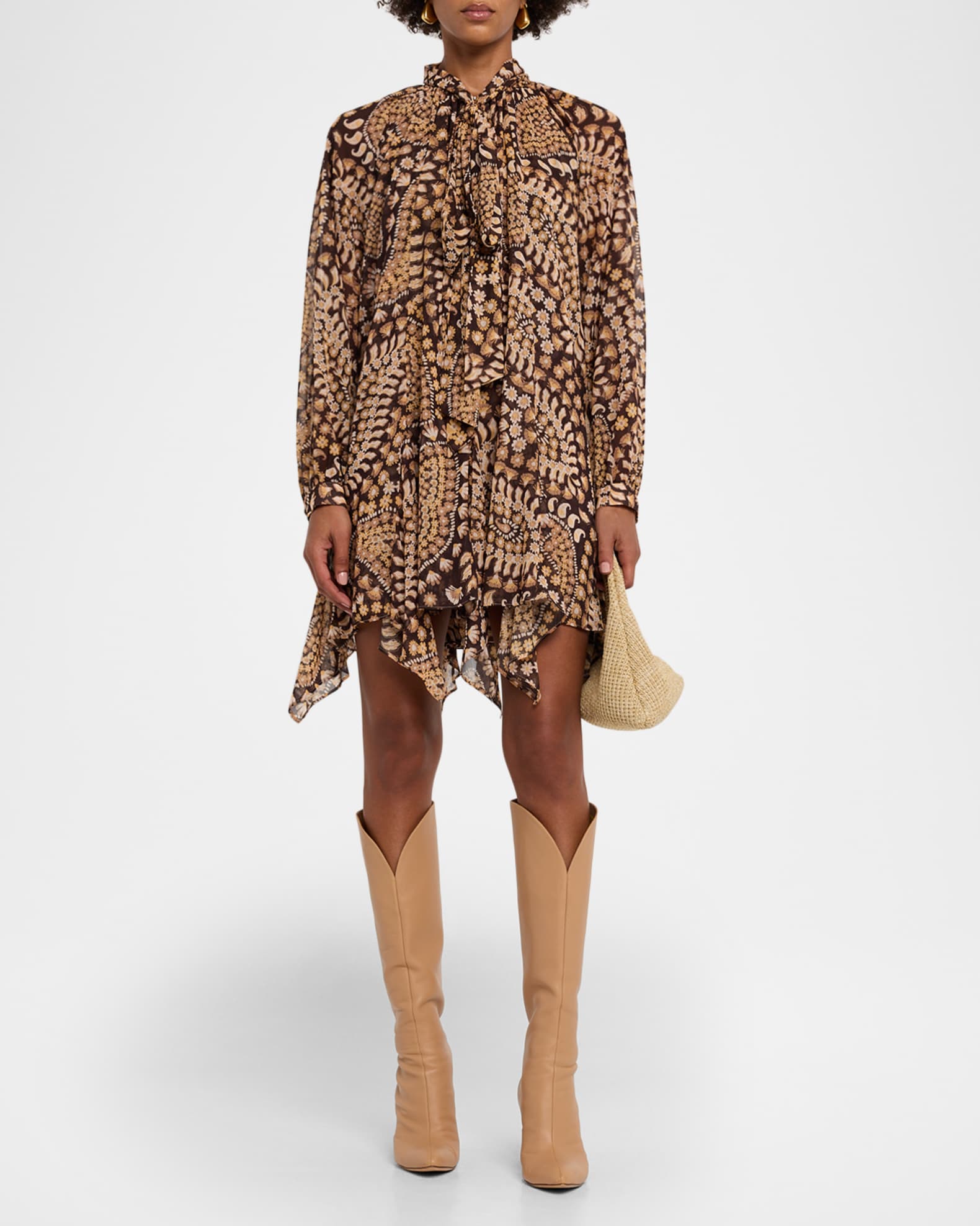 princess polly baby blue dress MISA Los Angeles Avi Dress in Brown