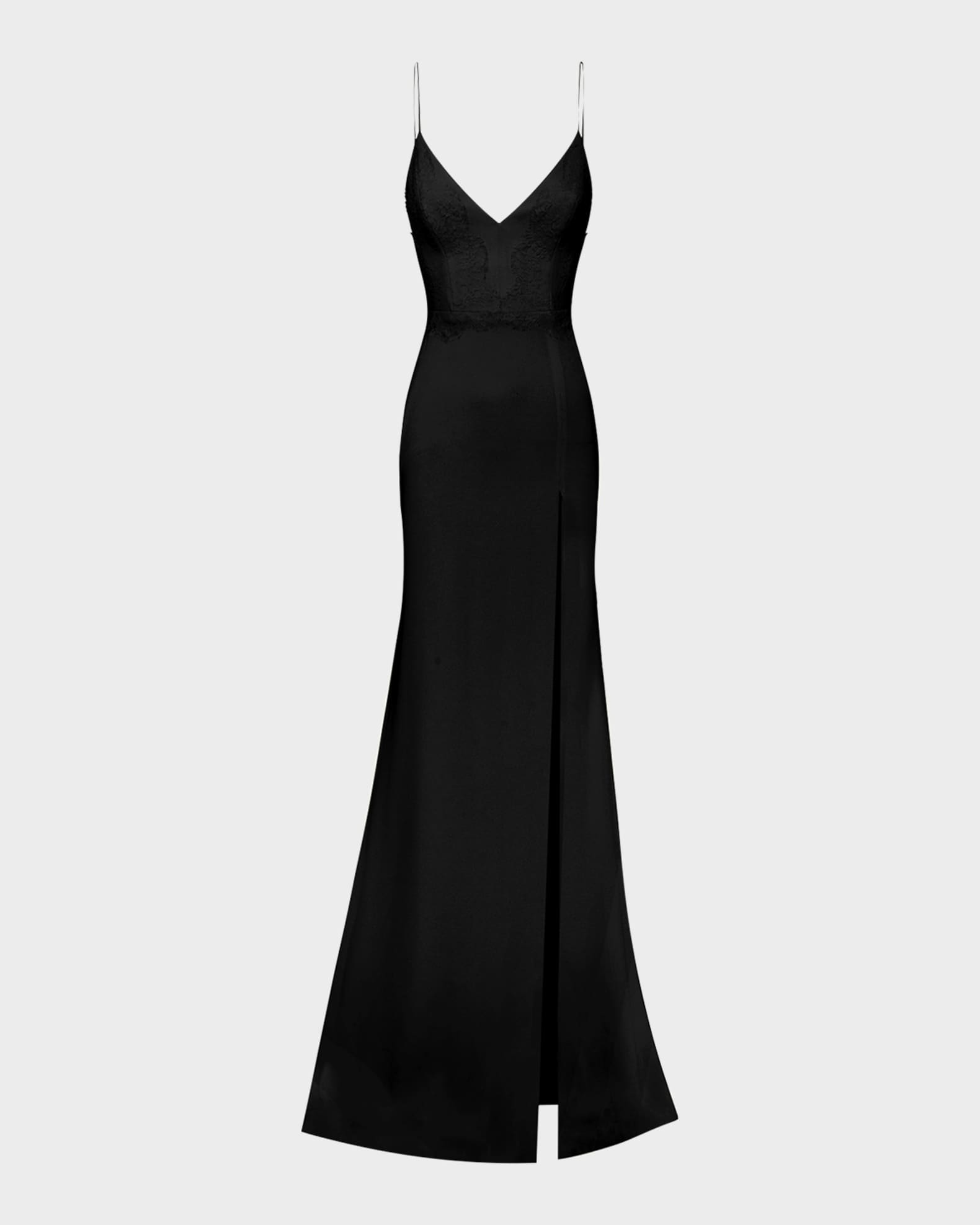 sachin and babi light blue dress Alex Perry Black Sequin Fish Cut Gown M Alex Perry main image 1