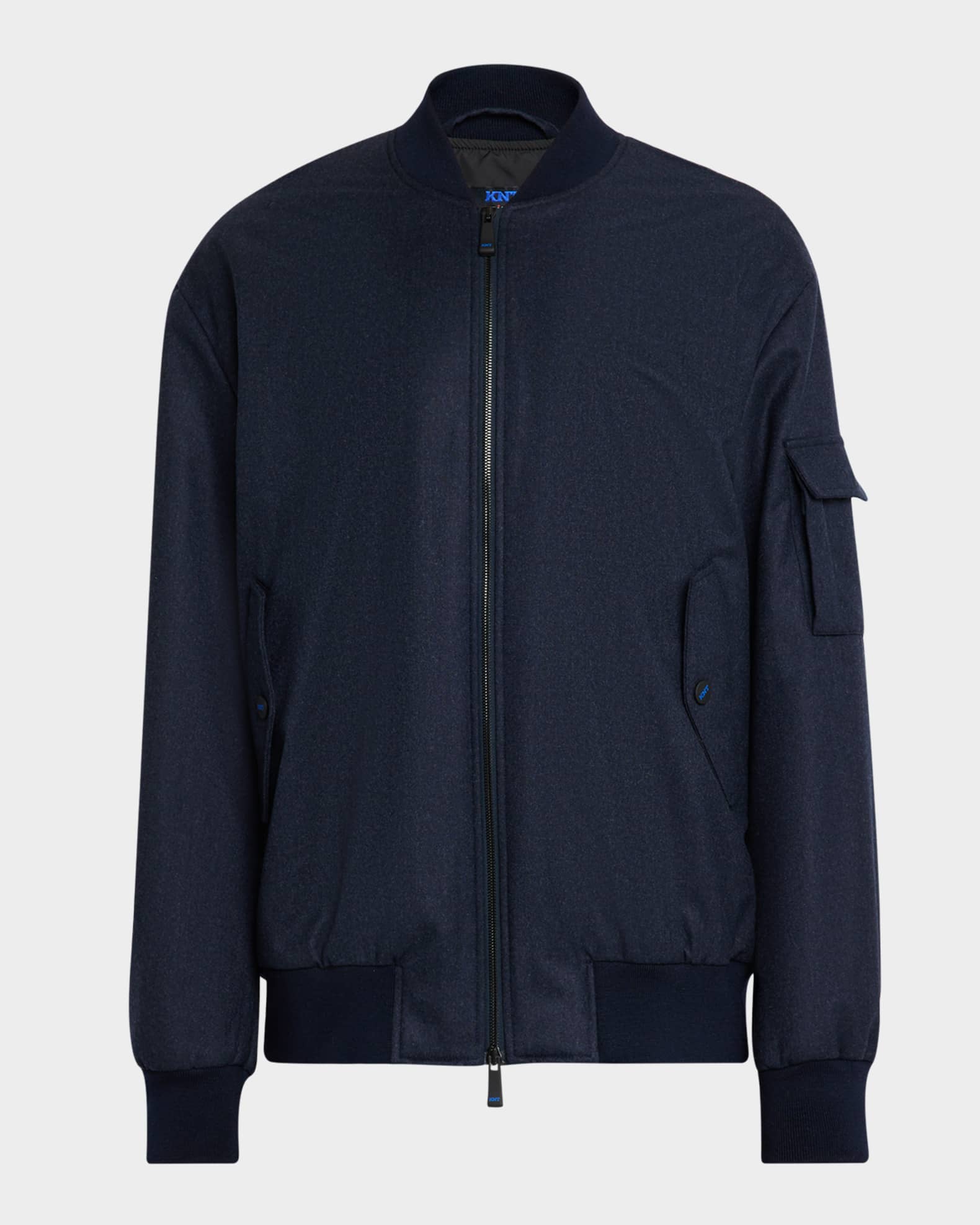 KNT Men's Zip-Front Bomber Jacket | Neiman Marcus